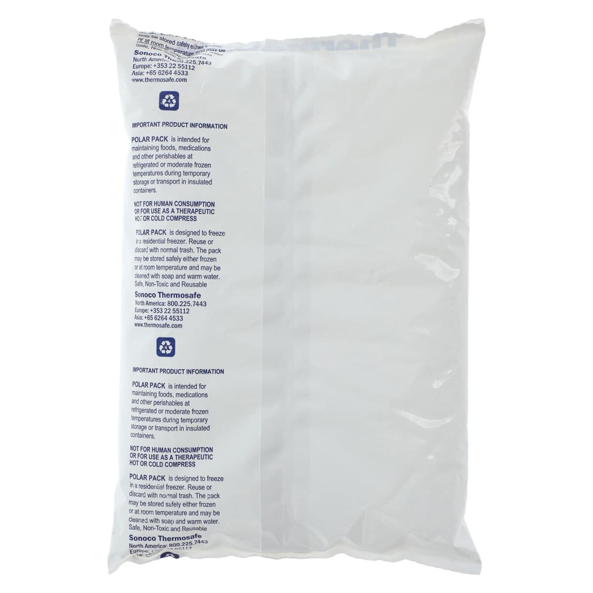 Thermosafe PolarPack Standard Gel Refrigerant, 24 oz, 8 x 5-1/2 x 1-1/4 in, Pack of 24 thumbnail 2