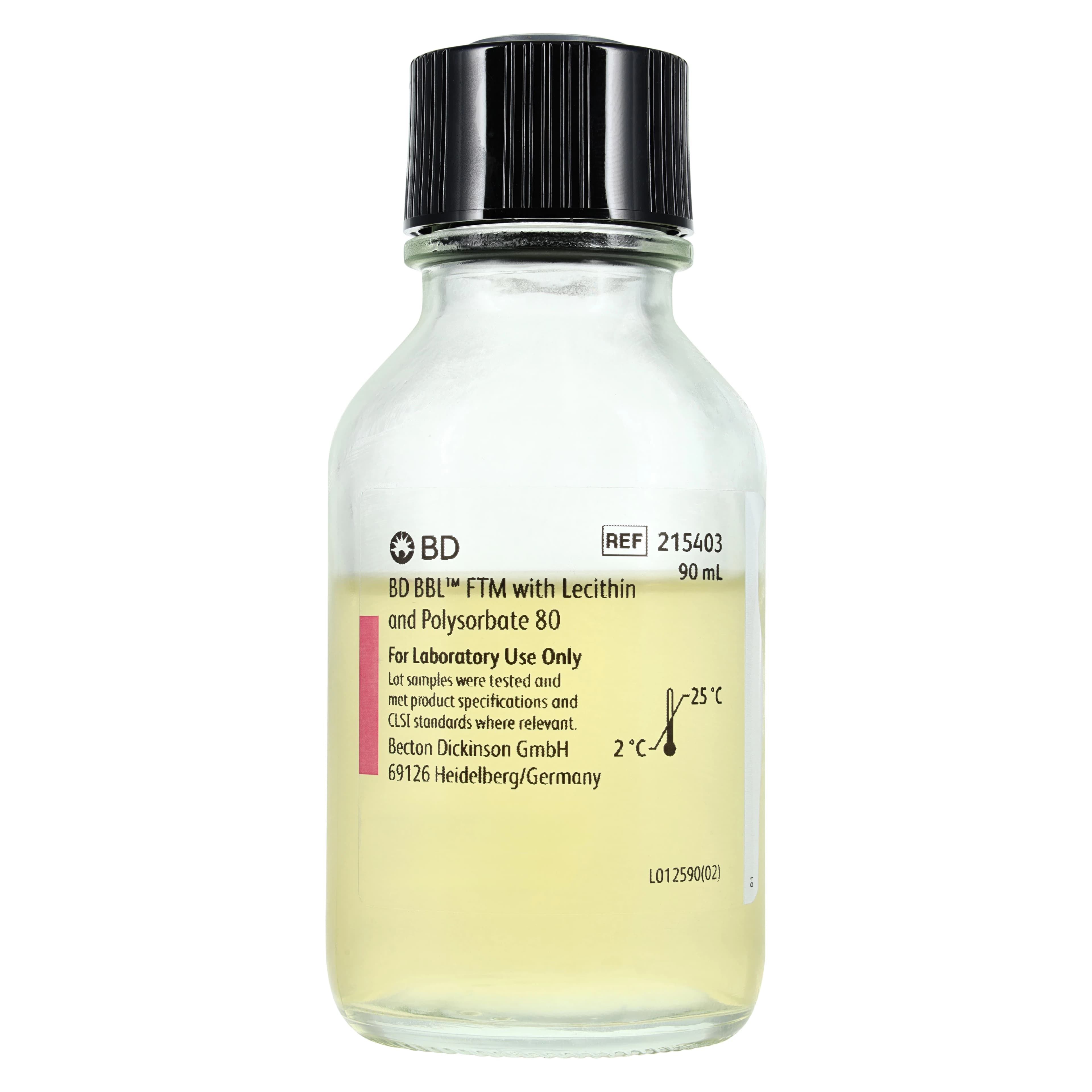 BD BBL FTM Lecithin Polysorbate 80 Culture Medium, 90 mL Tube, 10/Package - FTM Lecithin Poly 80 90ml - Image 1