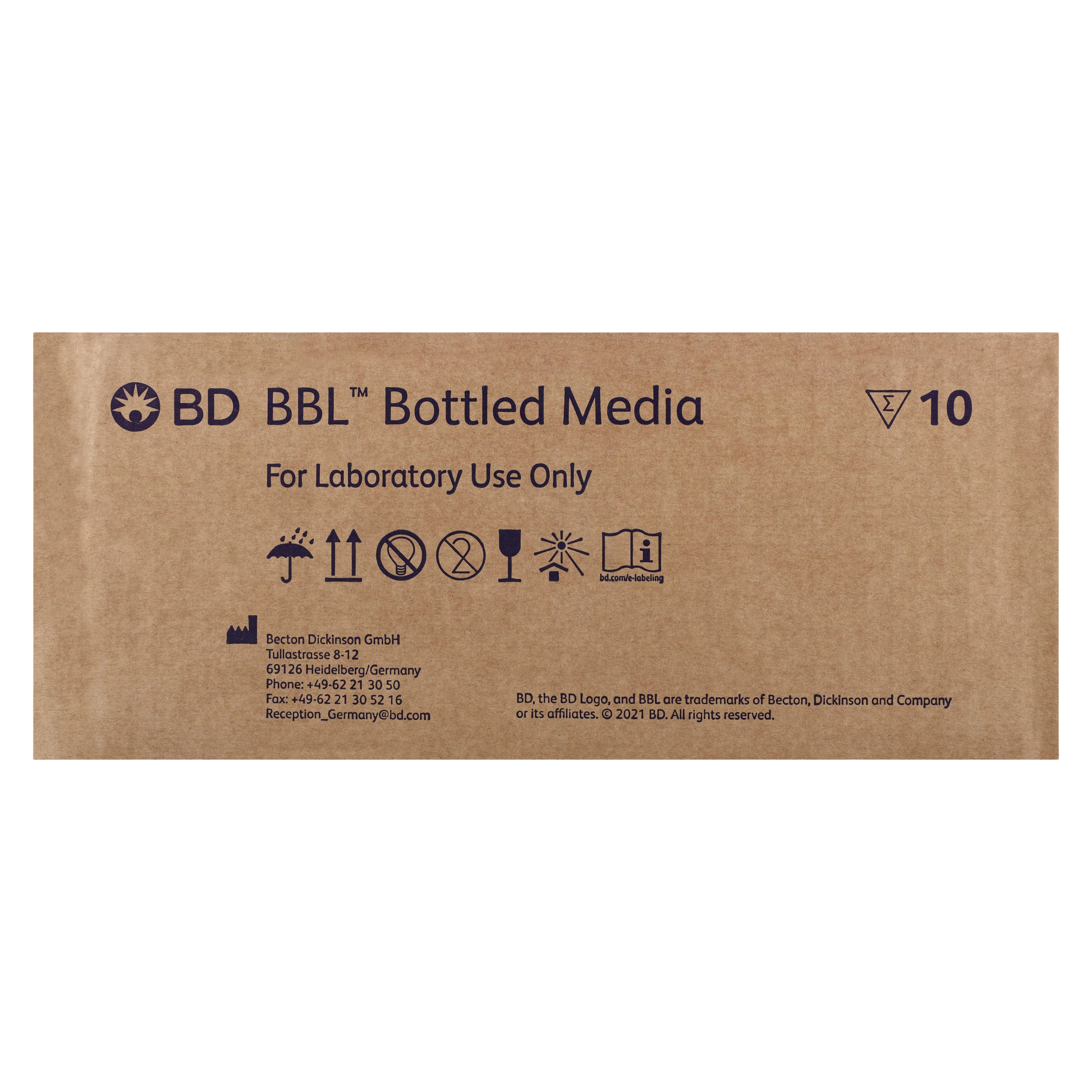 BD BBL FTM Lecithin Polysorbate 80 Culture Medium, 90 mL Tube, 10/Package thumbnail 3