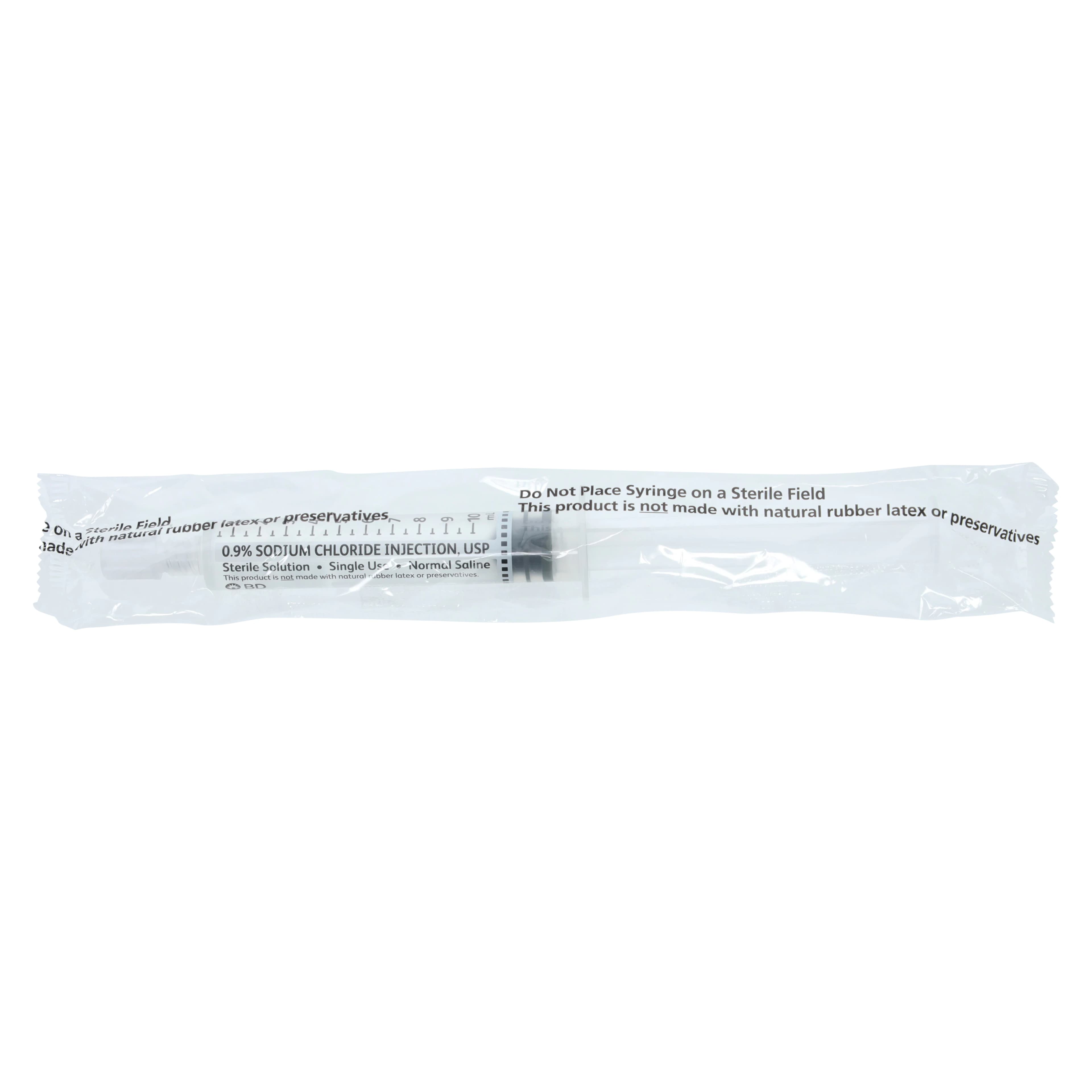 NovaPlus Posi-Flush Saline IV Flush Solution 0.9%, Prefilled Syringe, 10mL, Standard Plunger Rod, 30/Box thumbnail 2