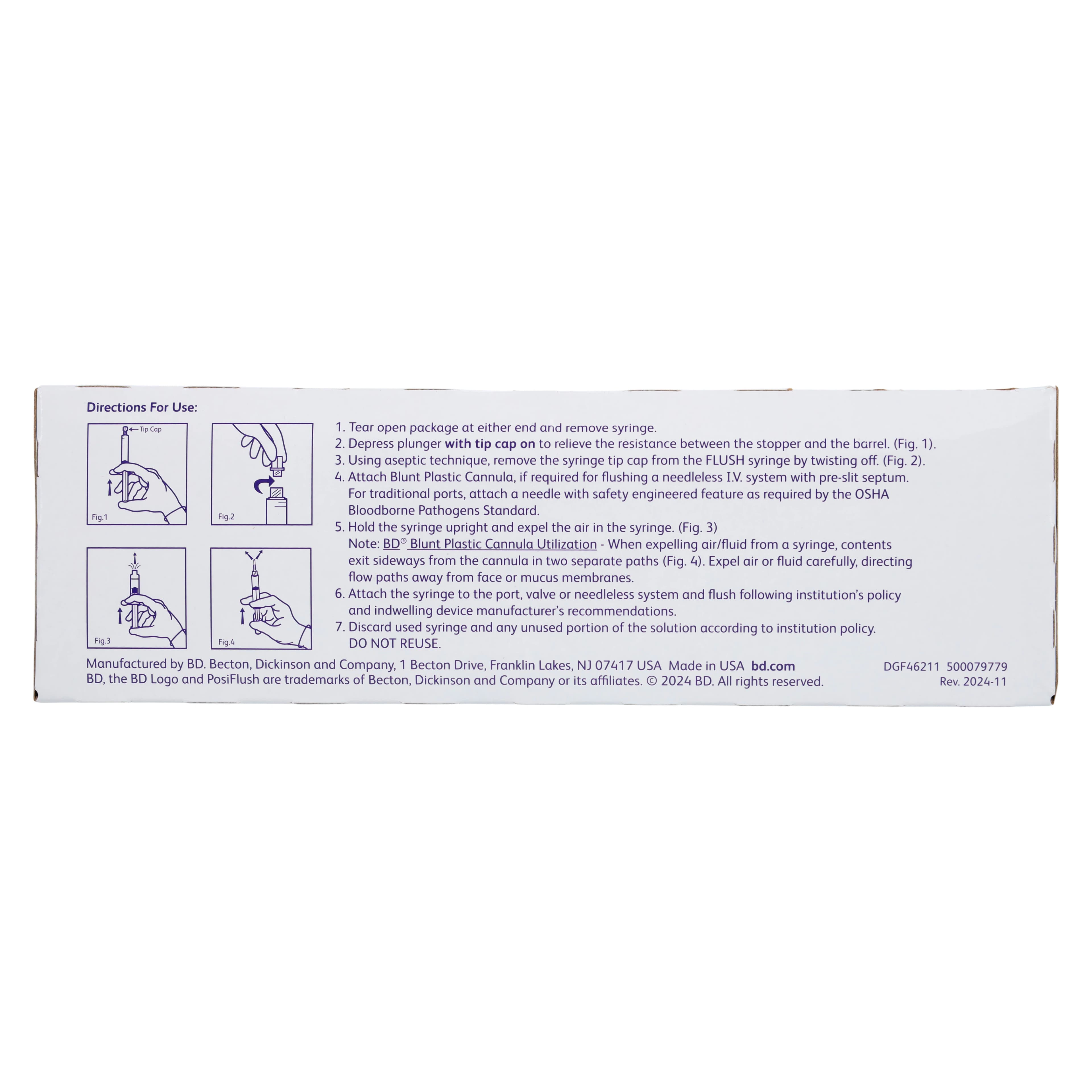 NovaPlus Posi-Flush Saline IV Flush Solution 0.9%, Prefilled Syringe, 10mL, Standard Plunger Rod, 30/Box thumbnail 3