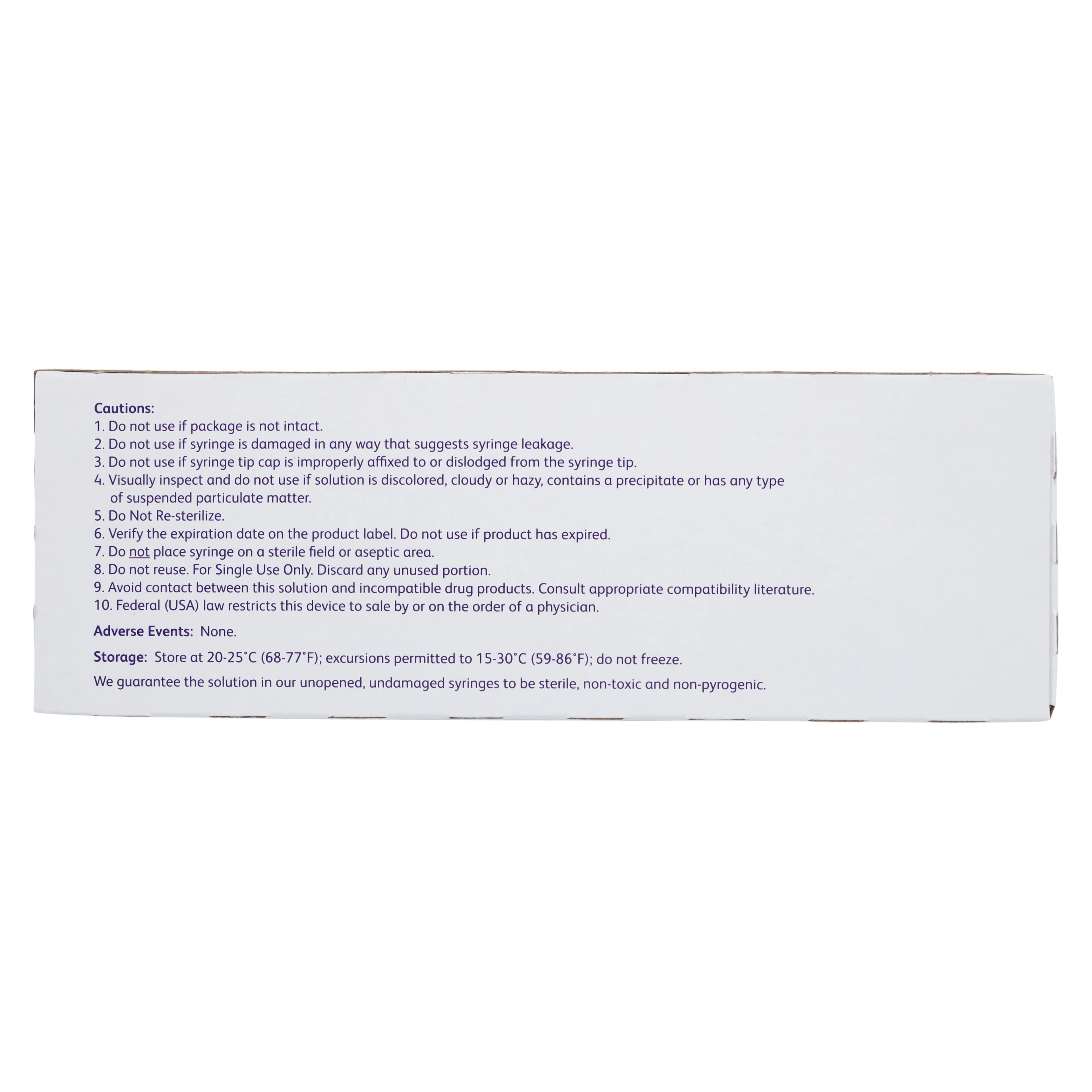 NovaPlus Posi-Flush Saline IV Flush Solution 0.9%, Prefilled Syringe, 10mL, Standard Plunger Rod, 30/Box thumbnail 5