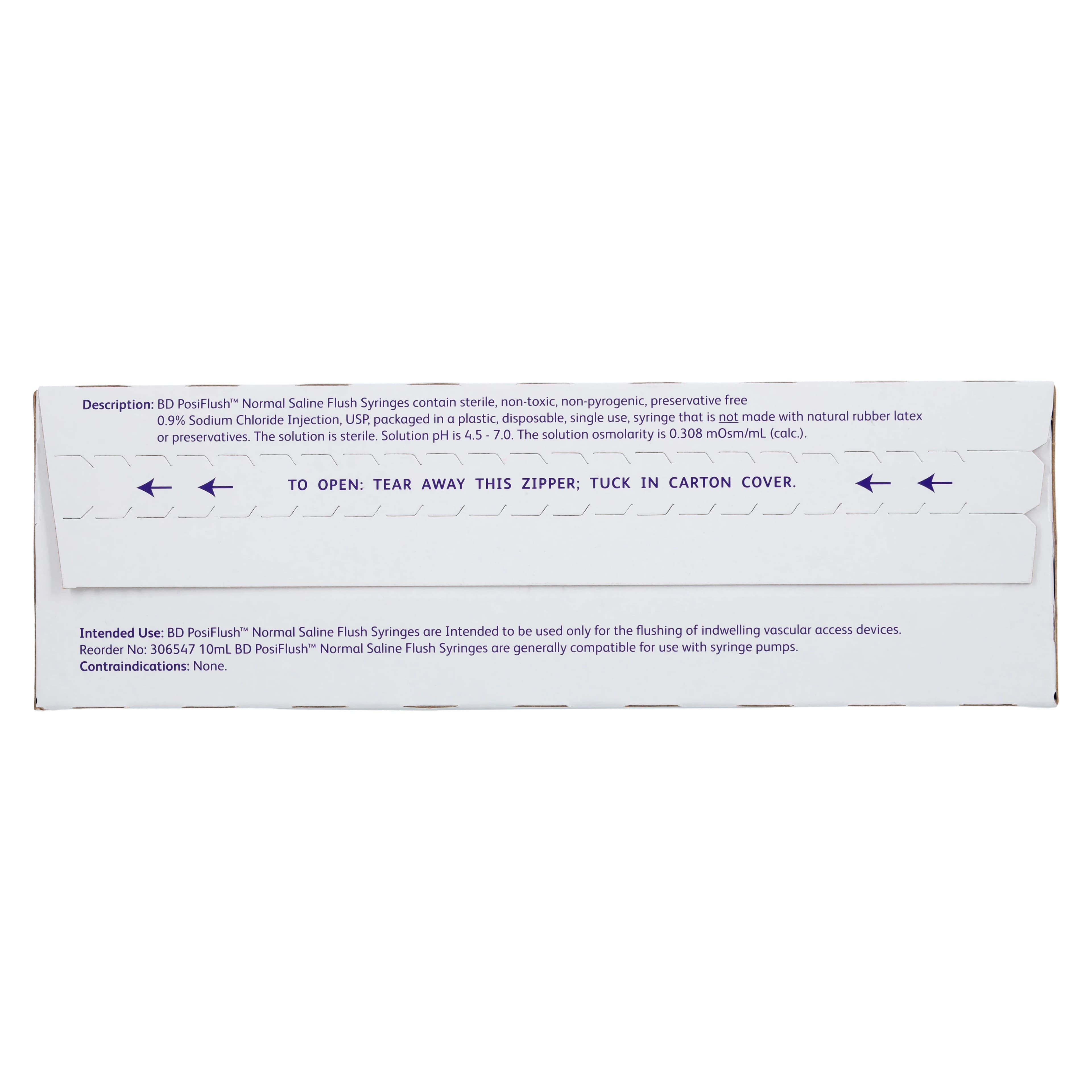 NovaPlus Posi-Flush Saline IV Flush Solution 0.9%, Prefilled Syringe, 10mL, Standard Plunger Rod, 30/Box thumbnail 6