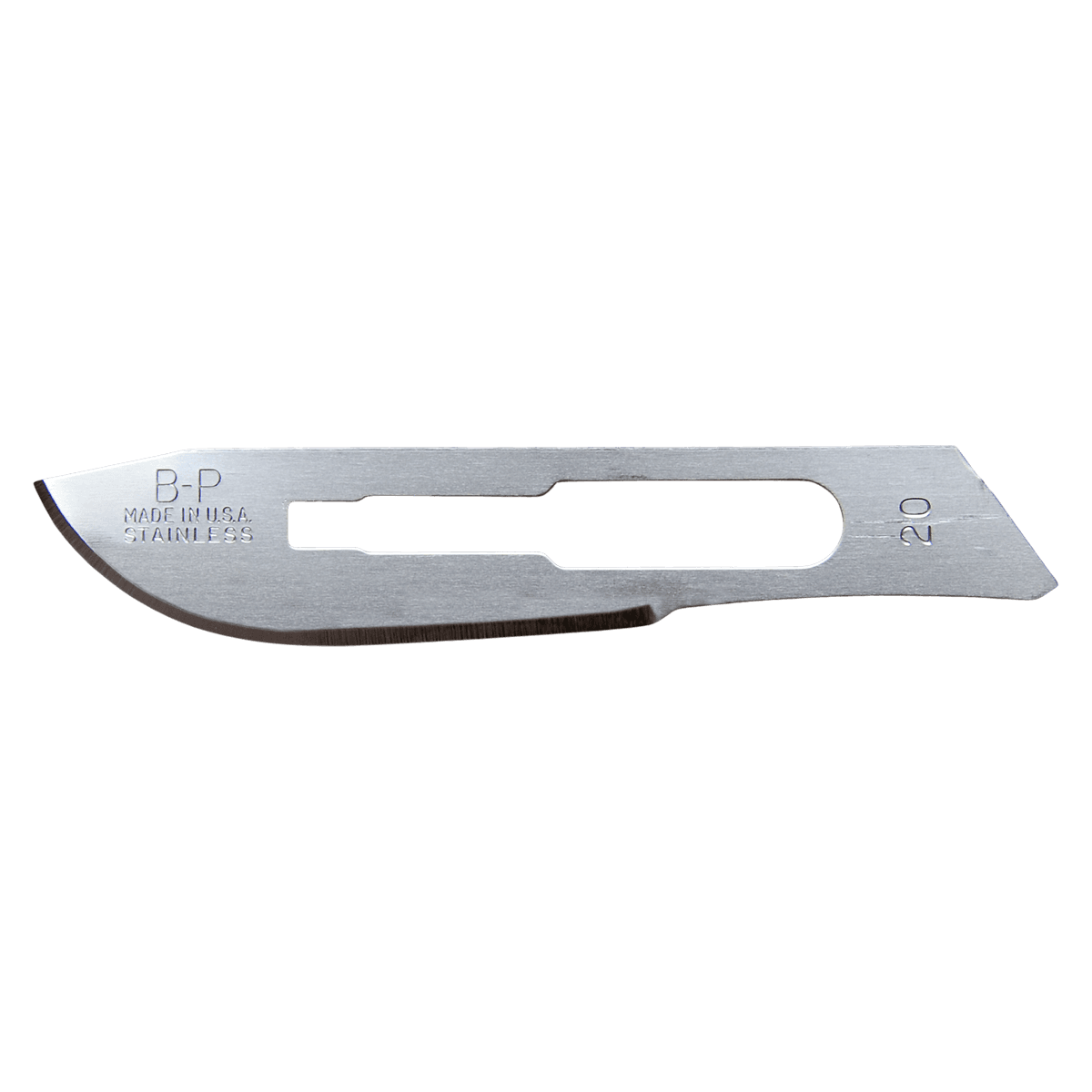 Bard-Parker Stainless Steel Sterile Surgical Blade #20, Individually Packaged, 1/Pkg thumbnail 2