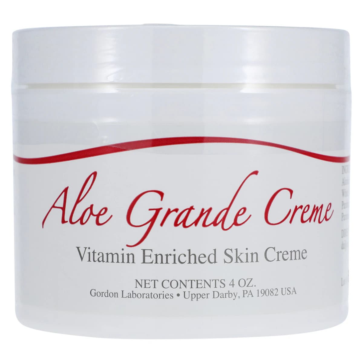 Gordon Laboratories Aloe Grande Creme, 4 oz Jar - Aloe Grande Creme - Image 1