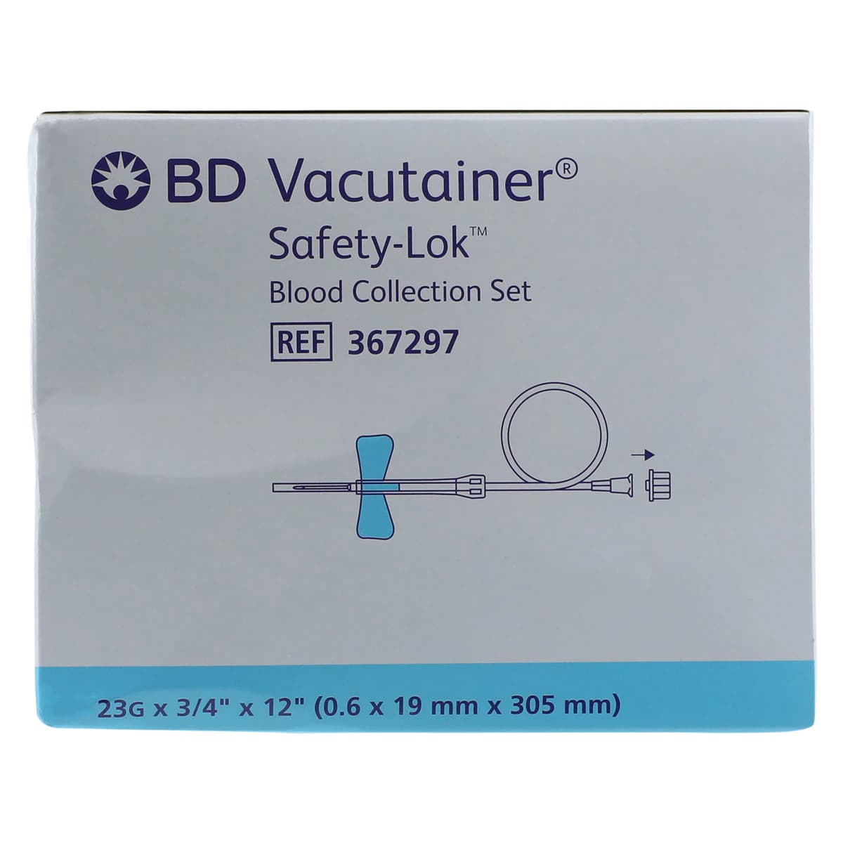 Becton-Dickinson VACUTAINER SAFETYLOK Blood Collection Set, 23G x 3/4" Winged, Safety-Lok, Latex-Free, 50/Box thumbnail 6
