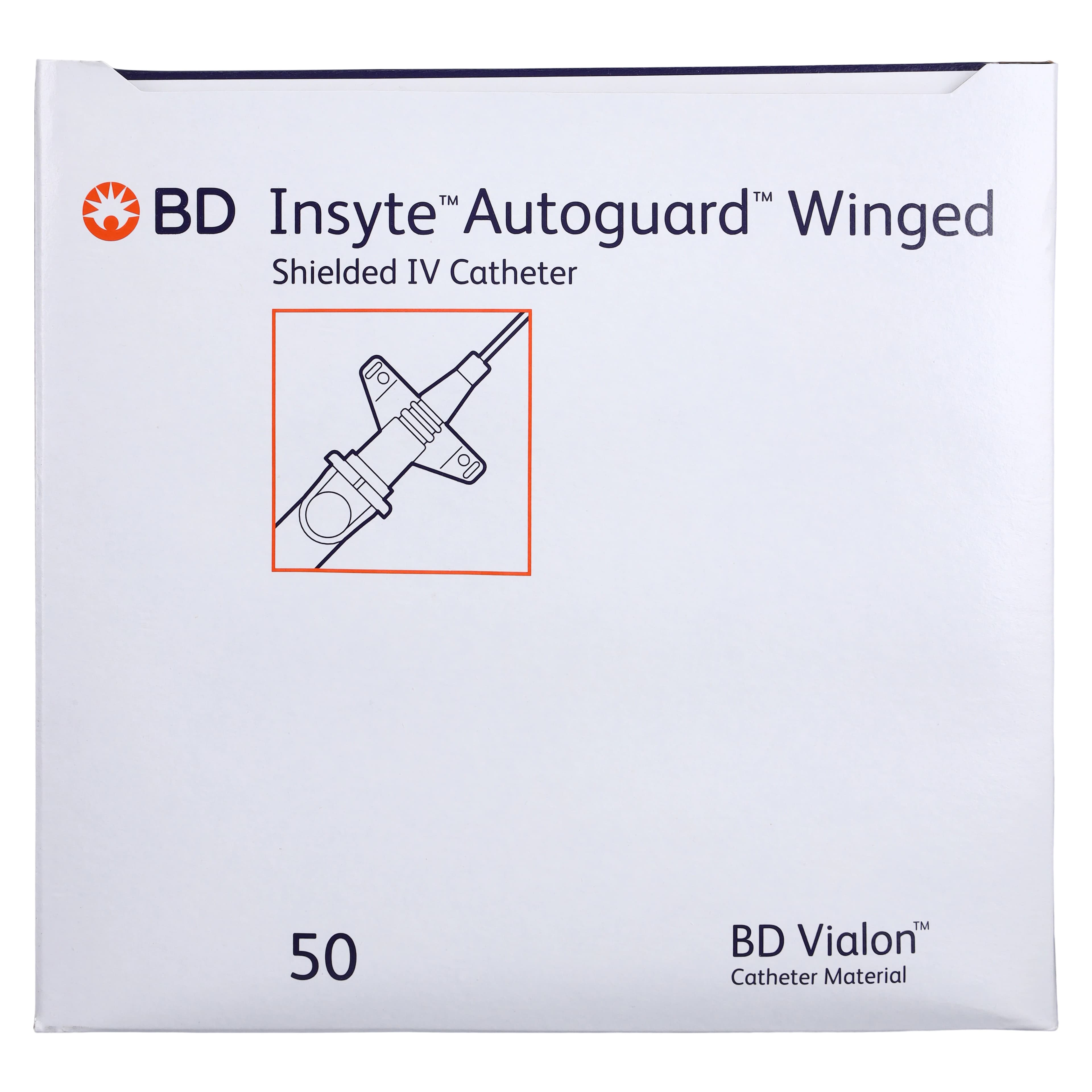 Becton-Dickinson Insyte Autoguard IV Catheter with Wings, 18 Gauge, 1.16" Needle, 1-3/20" Catheter, Green, Sterile, 50/Box thumbnail 4