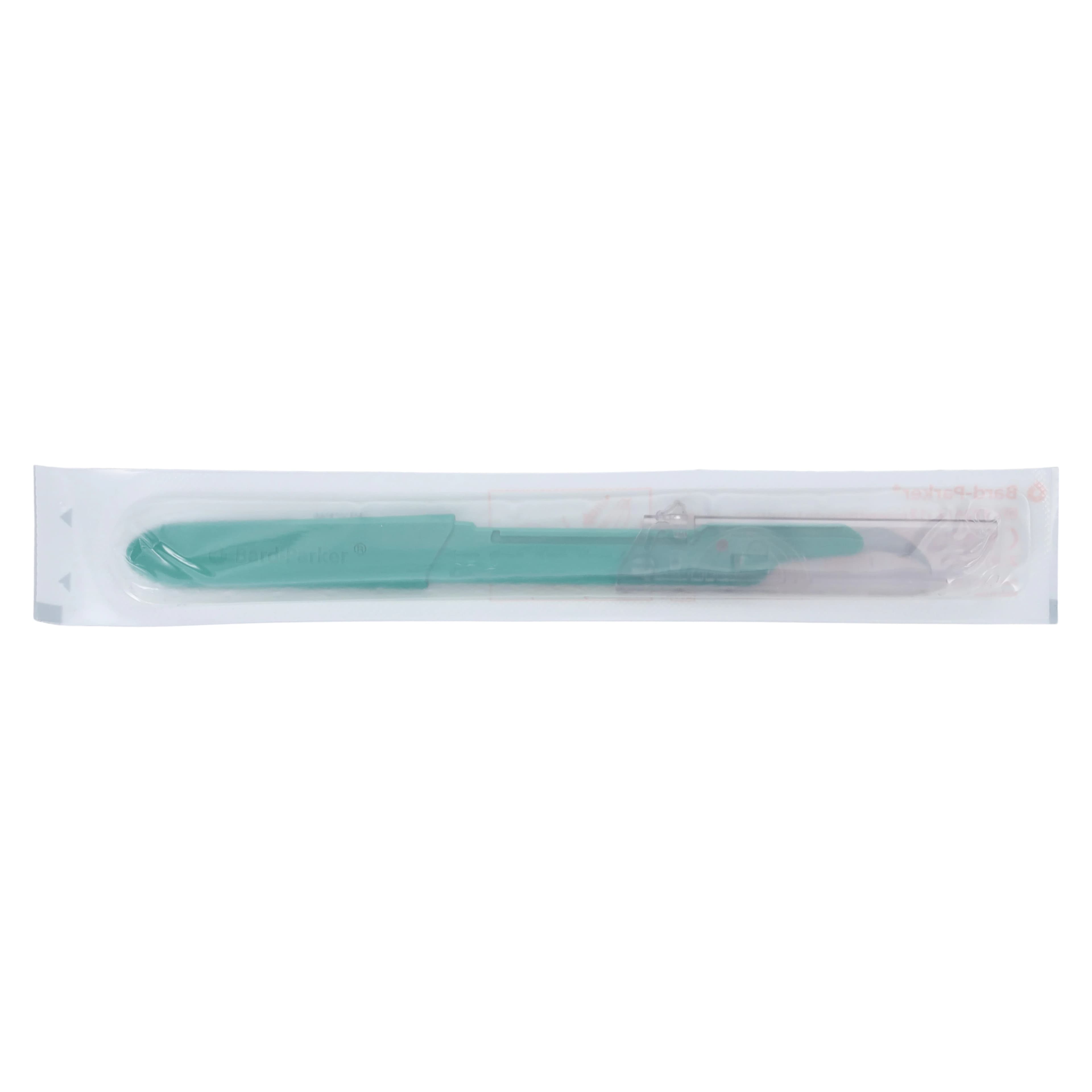 BD Bard-Parker Disposable Sterile Safety Scalpel, Size 12, Retractable Blade, Green Plastic Handle, 10/Pkg thumbnail 3