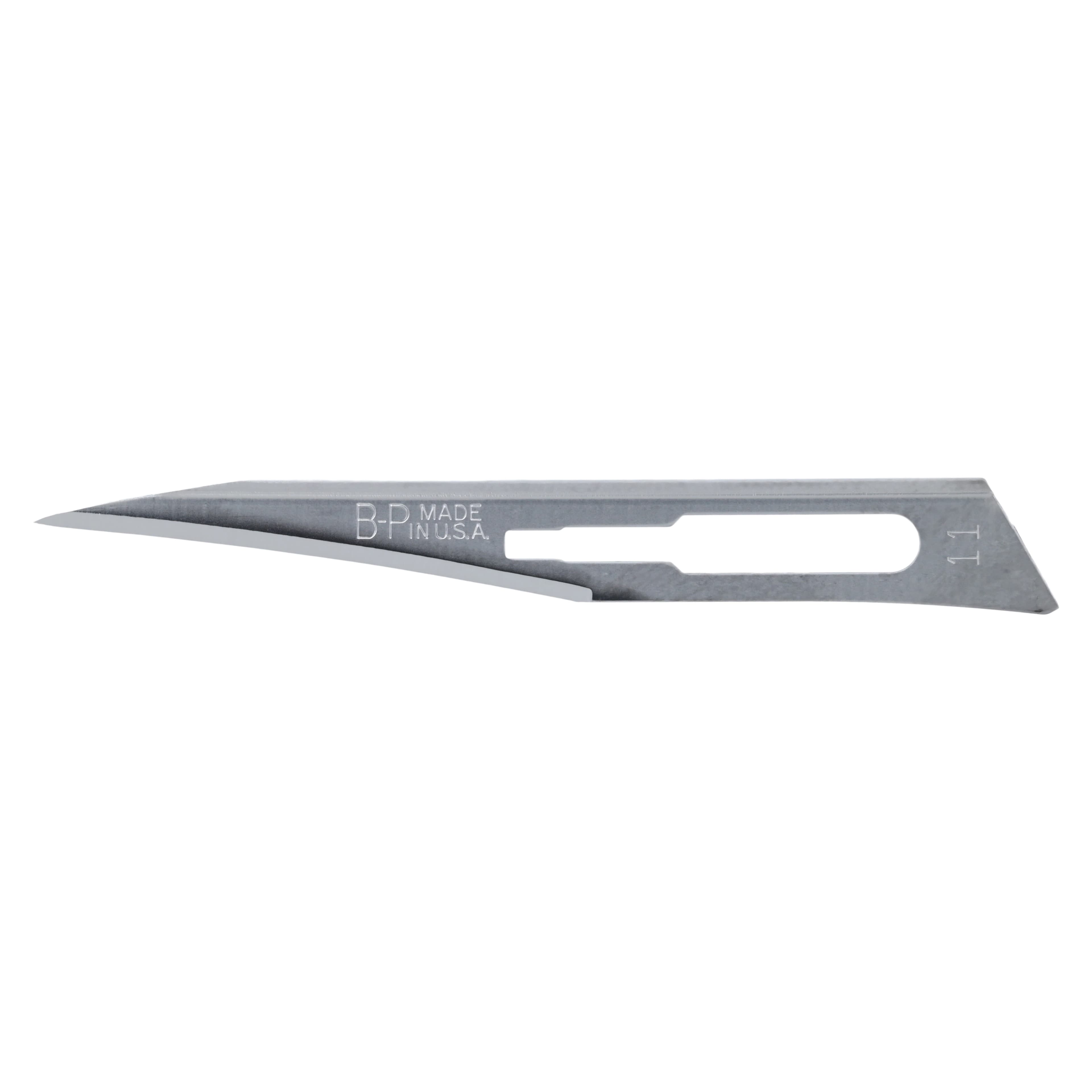 Bard Parker Carbon Steel Surgical Blade, Size #11, Sterile, 1/Pkg thumbnail 3
