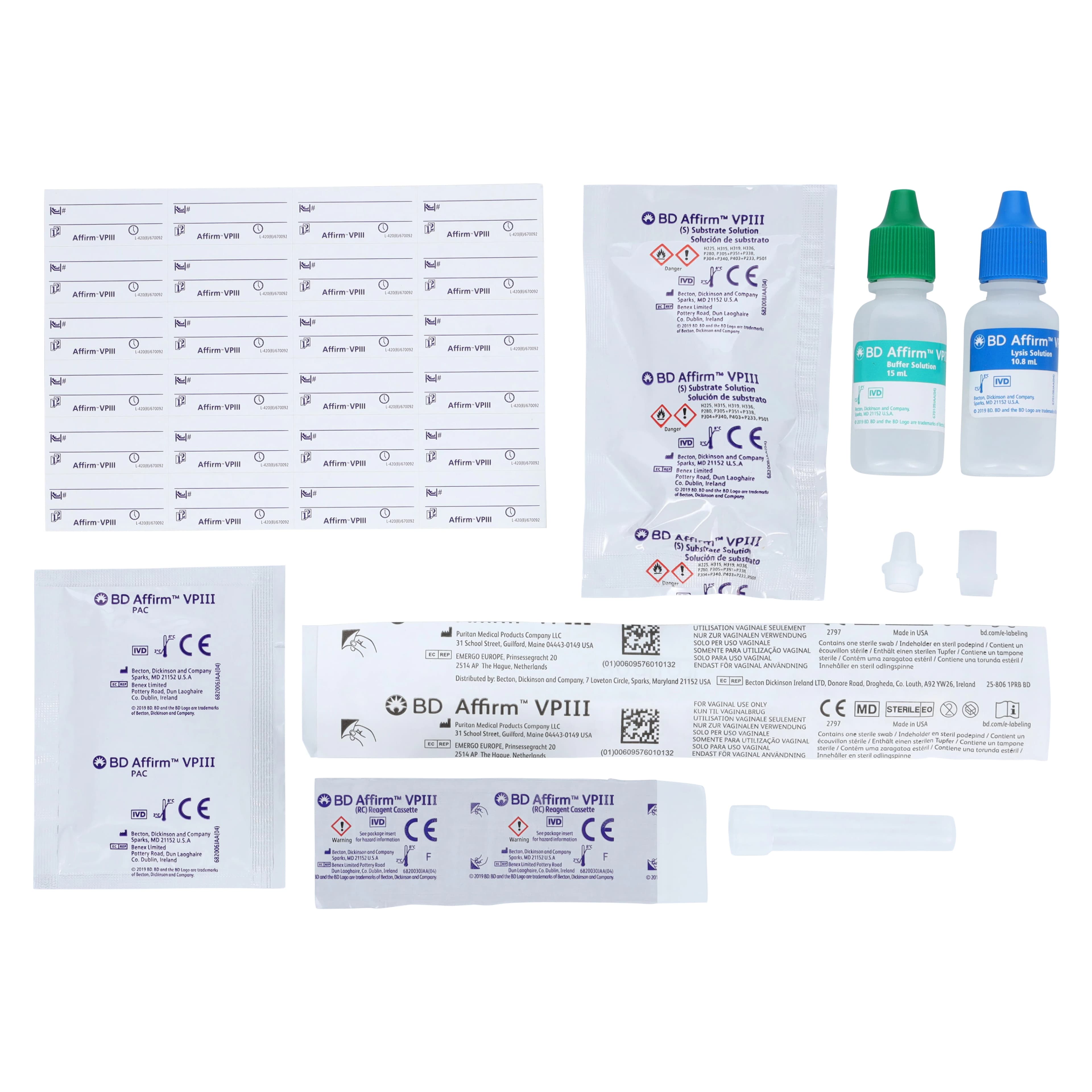 BD Affirm VPIII Microbial Identification Test Kit, Moderate Complexity, 24 Tests/Package thumbnail 3