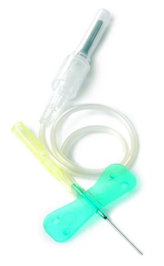 BD Vacutainer Safety-Lok Blood Collection Set, 21G x 3/4" Needle, 12" Tubing, Winged, Green, 50/Box - VACUTAINER SAFETYLOK 12"W/LUER - Image 1
