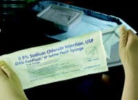 BD PosiFlush SF Saline Syringe, 0.9% Sodium Chloride, 10 mL, Sterile Field, Standard Plunger Rod, 30/Package - PosiFlush SF Saline Syringe - Image 1
