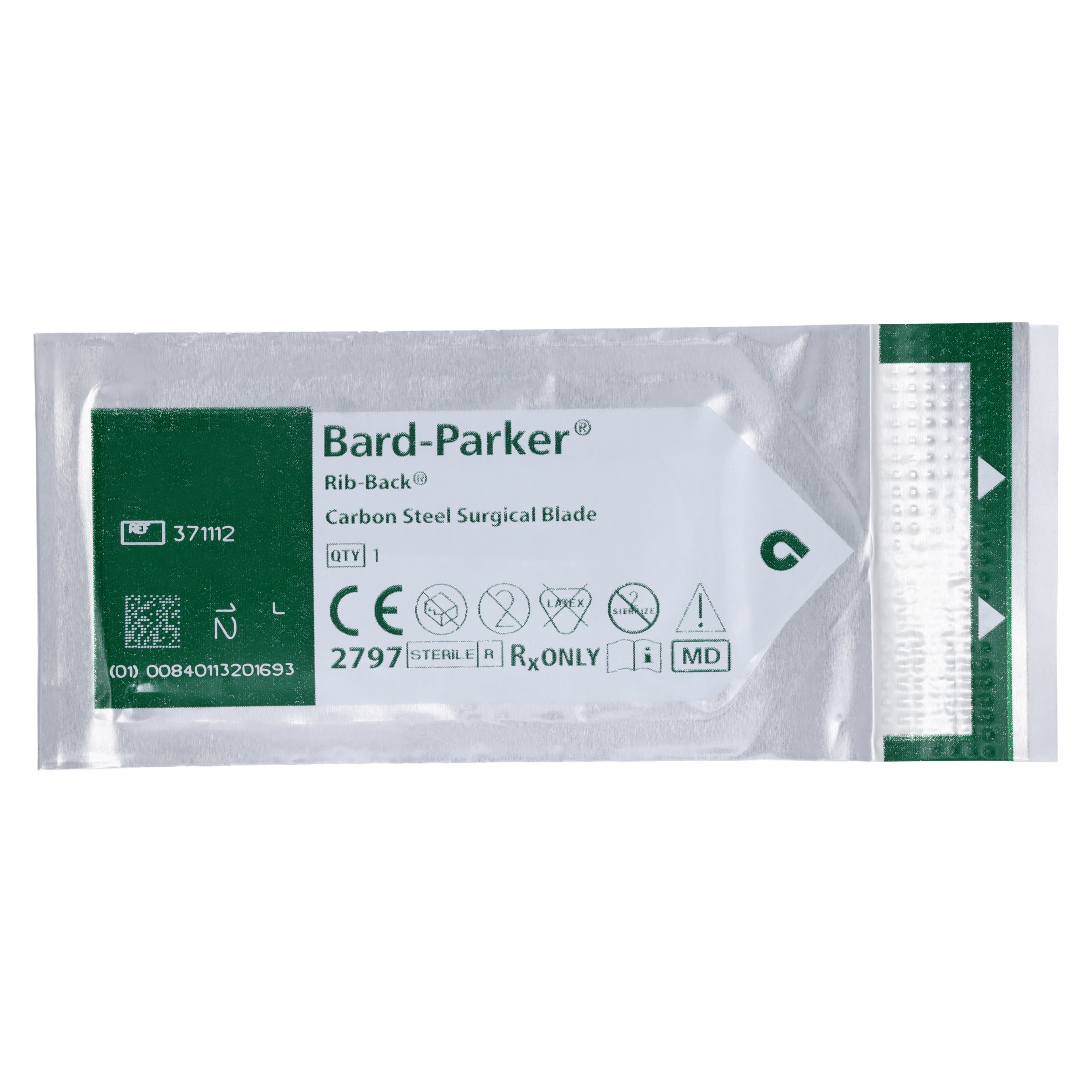 Bard-Parker Carbon Steel Sterile Surgical Blade #12, Individually Packaged, 1/Pkg thumbnail 3