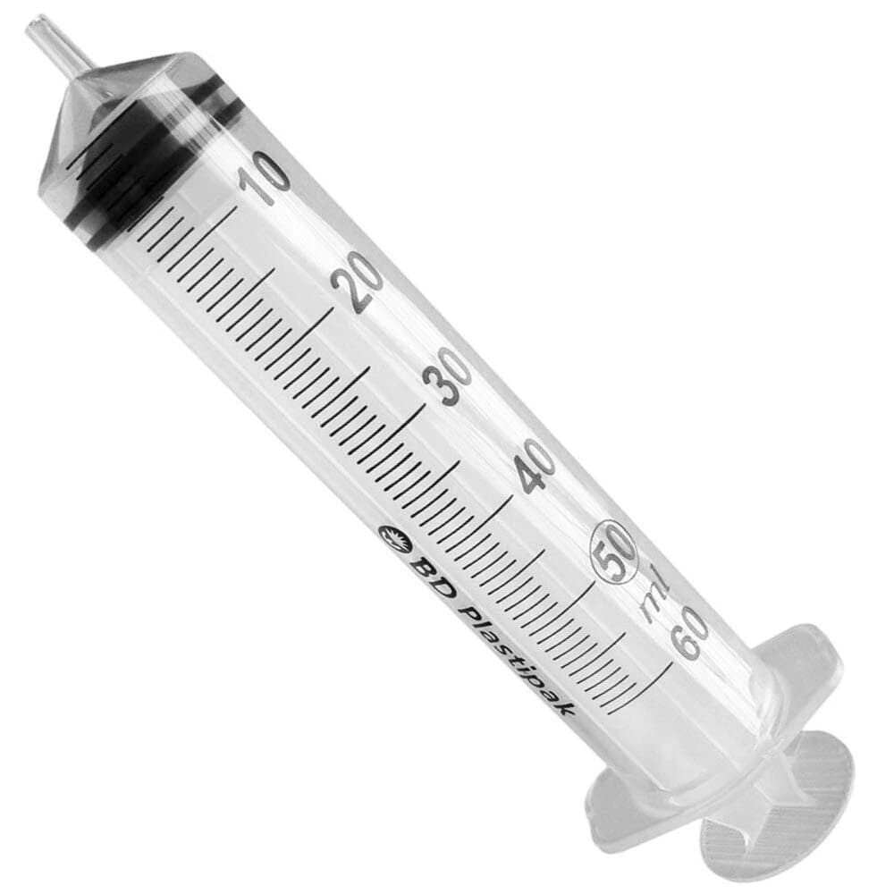 BD Slip Tip Syringe Sterile, 50mL, Luer Slip, Low Dead Space, Without Needle, 40/Box, 309654 - Slip Tip Syringe Sterile - Image 1