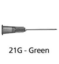 BD PrecisionGlide Hypodermic Needle, 21G x 2", Green, Sterile, Low Dead Space, 100/Box - Needle Disposable - Image 1