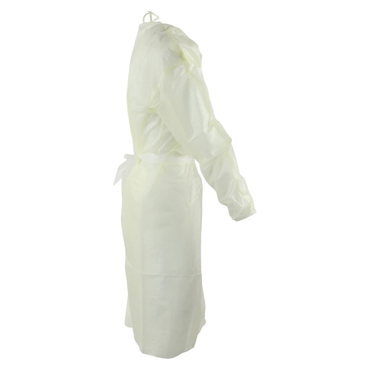 Cardinal Gown Isolation AAMI Level 2 SMS Yellow, Universal Adult Size, 10/Package thumbnail 2