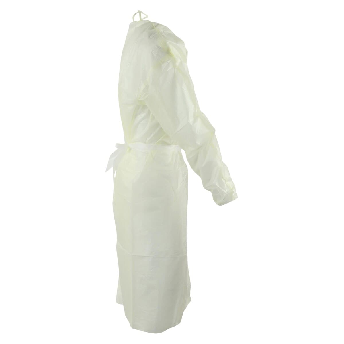 Cardinal Gown Isolation AAMI Level 2 SMS, Yellow, X-Large, 10/Pack thumbnail 2