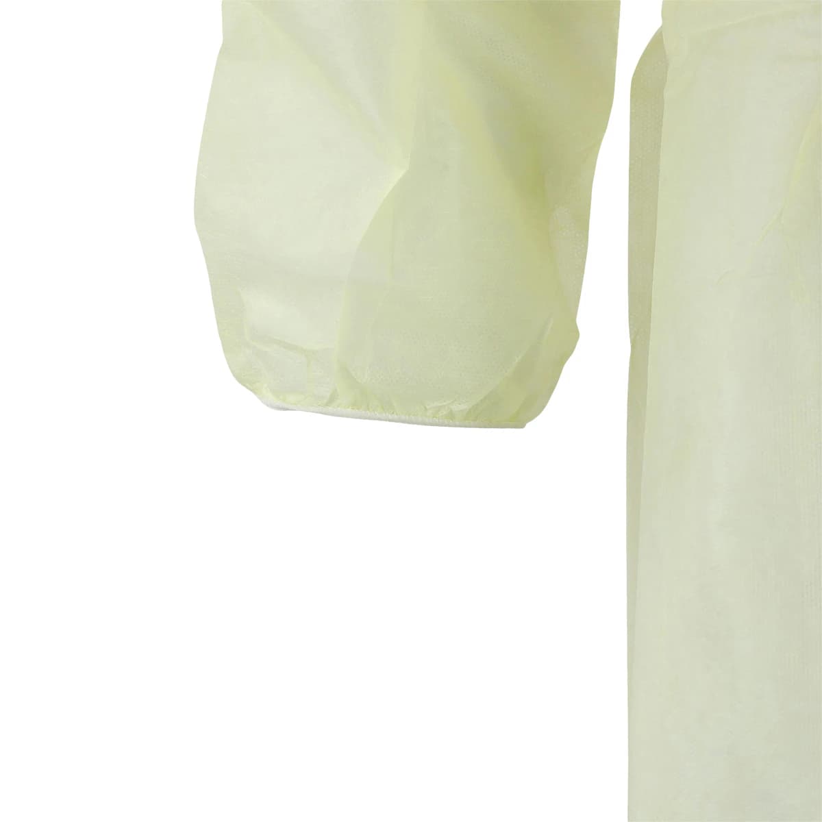 Cardinal Disposable Isolation Gown, 3-Layer SMS, X-Large, Yellow, Non-Sterile, 10/Pack thumbnail 4