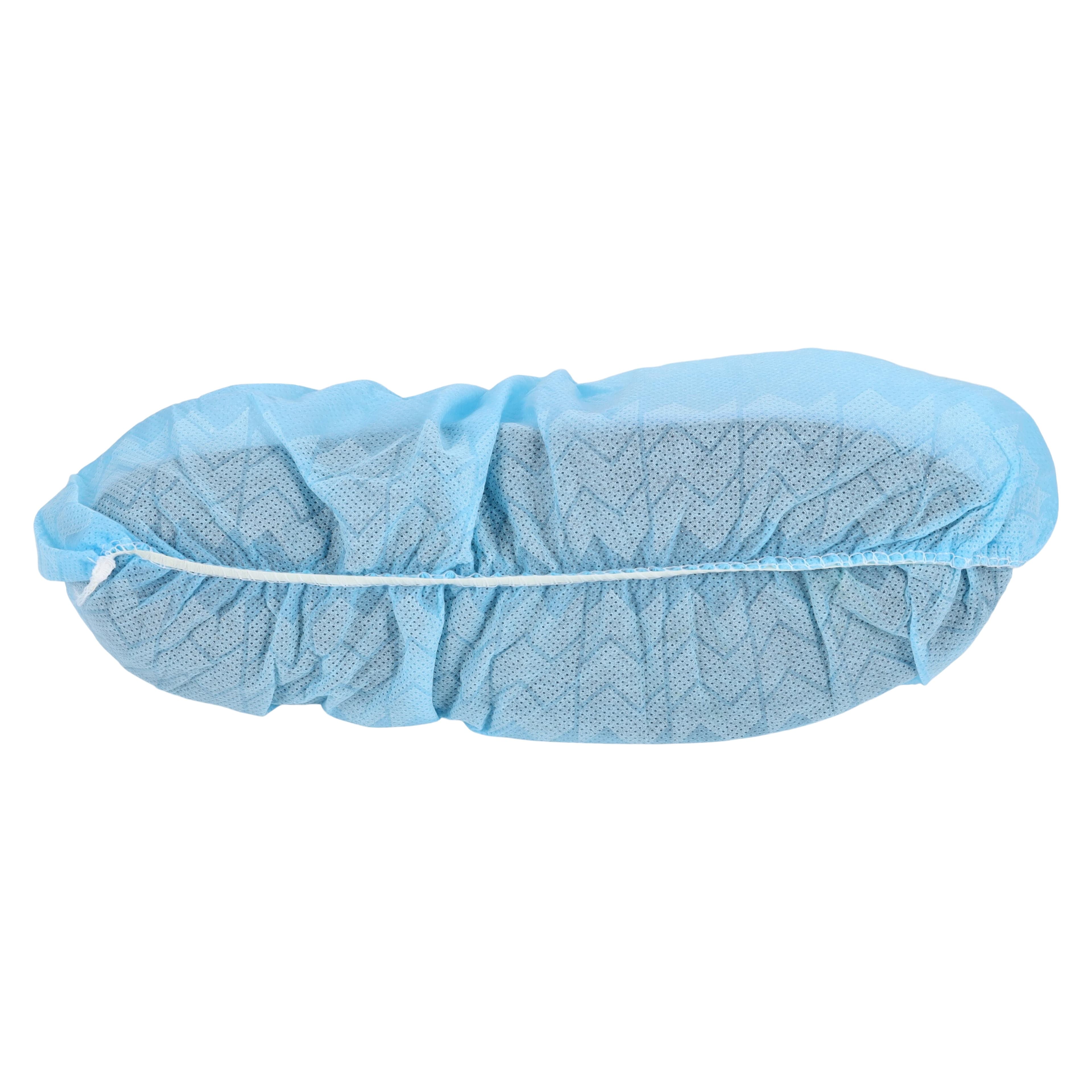 Cardinal Health Spunbond Skid-Resistant Polypropylene Shoe Covers, X-Large, Blue, 100/Box thumbnail 4
