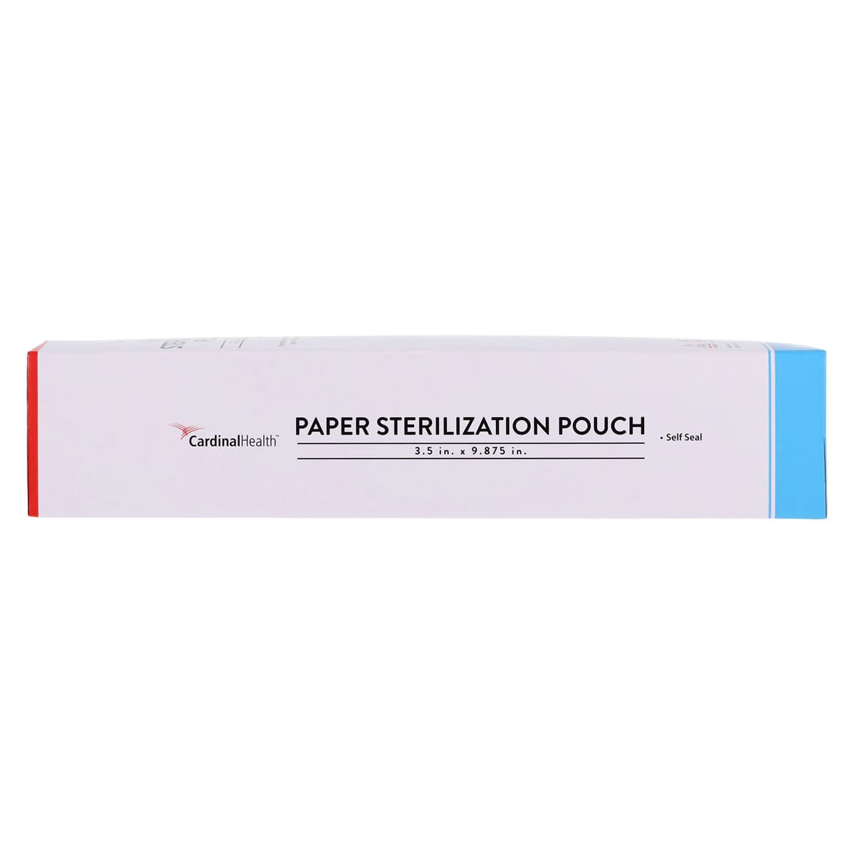 Cardinal Pouch Sterilization Self Seal, 3.5 in x 9.875 in, Blue/White, 200/Box thumbnail 4