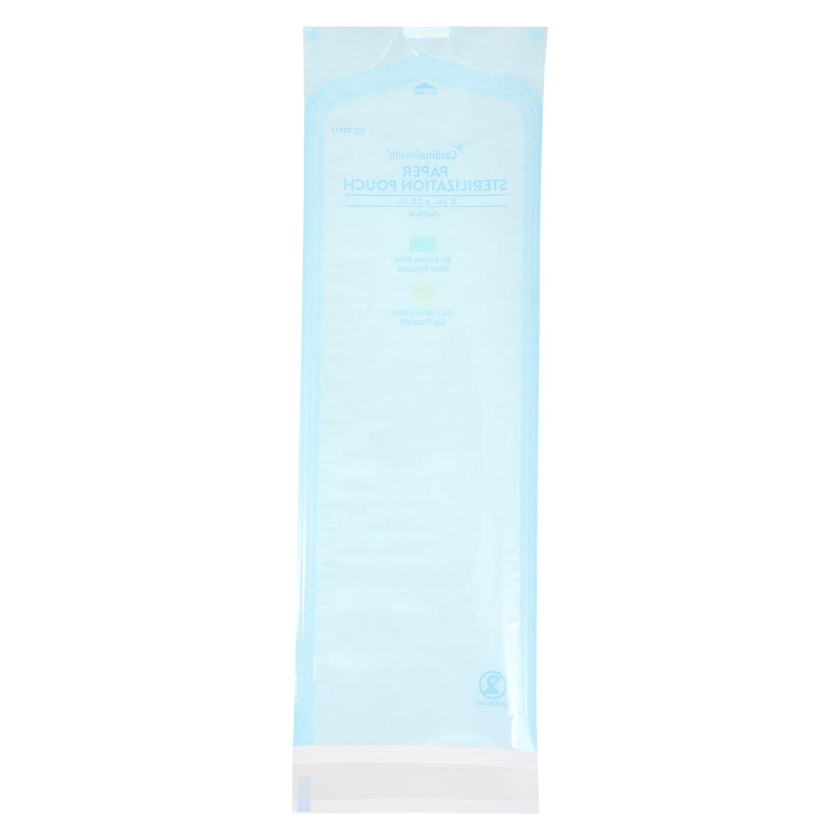 Cardinal Sterilization Pouch, Self-Seal, 5 in x 15 in, Blue/White, 200/Box thumbnail 3