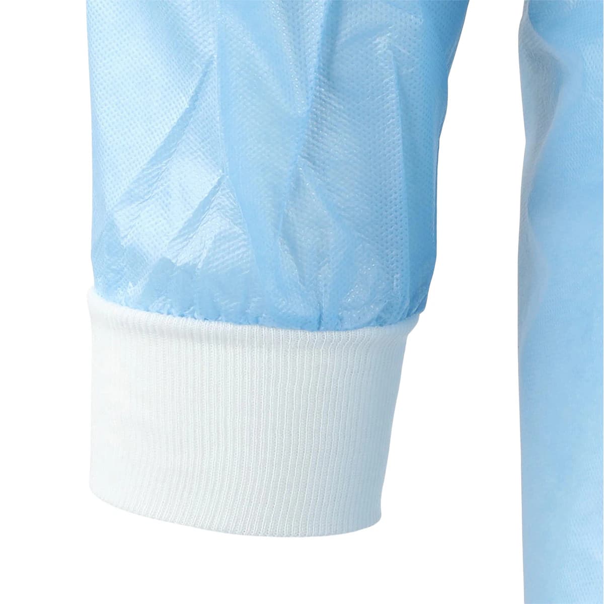 Cardinal Gwn Iso Polycoated Overhead Isolation Gown, AAMI Level 4, Coated Polypropylene, X-Large, Blue, 10/Pk thumbnail 4
