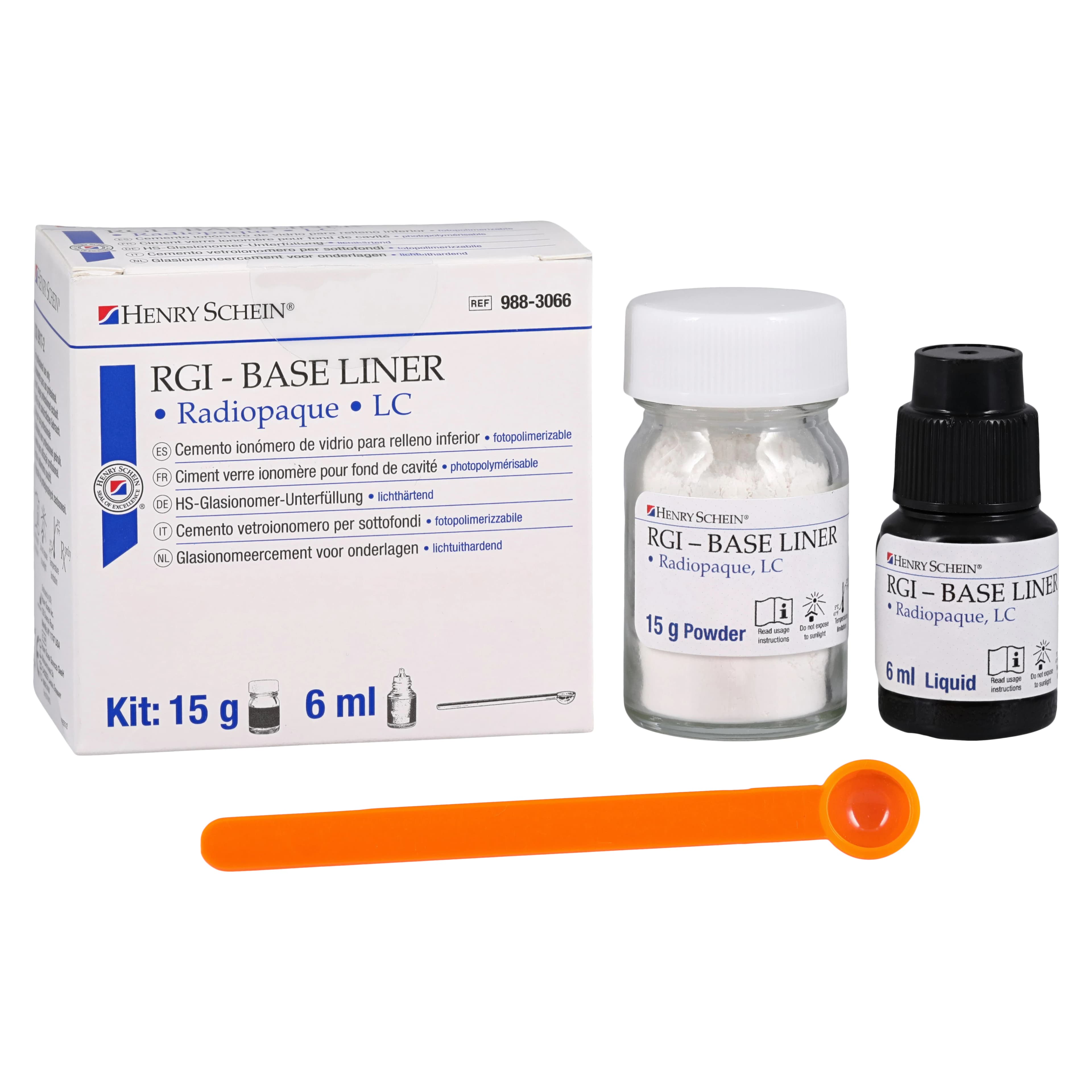 RGI Baseliner LC Complete Kit, Light-Cured Glass-Ionomer Base/Liner, Self-Adhesive thumbnail 2