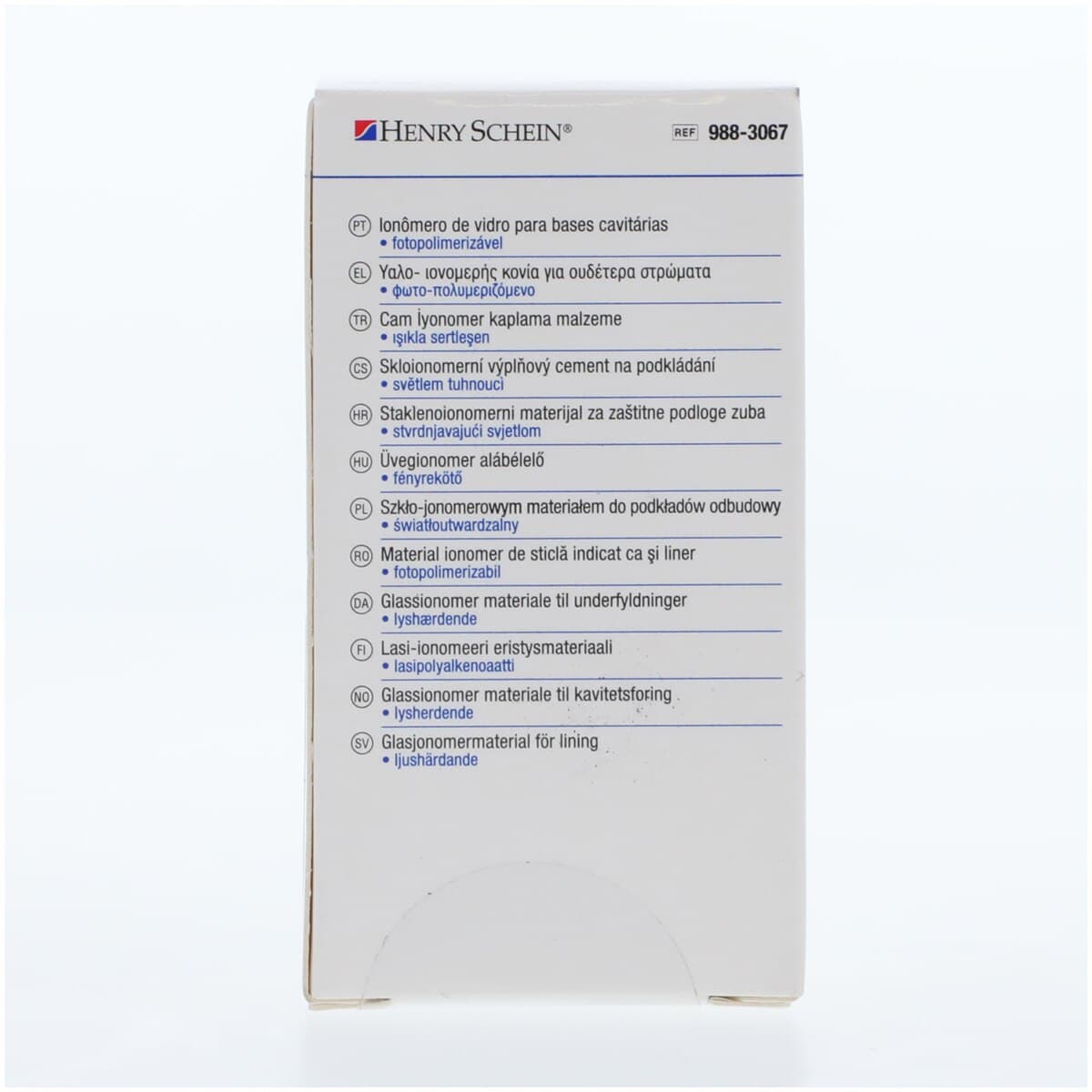 RGI Baseliner LC Powder Base/Liner, White, Light Cure, Self-Adhesive, Refill, Each thumbnail 2