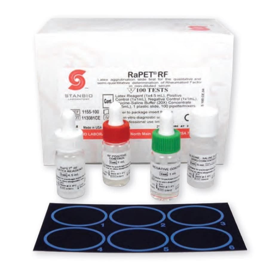 Stanbio Labs RaPET ASO Anti-Streptolysin O Rapid Test Kit, 50 Tests/Box - Rapet Aso 50 Test Set - Image 1