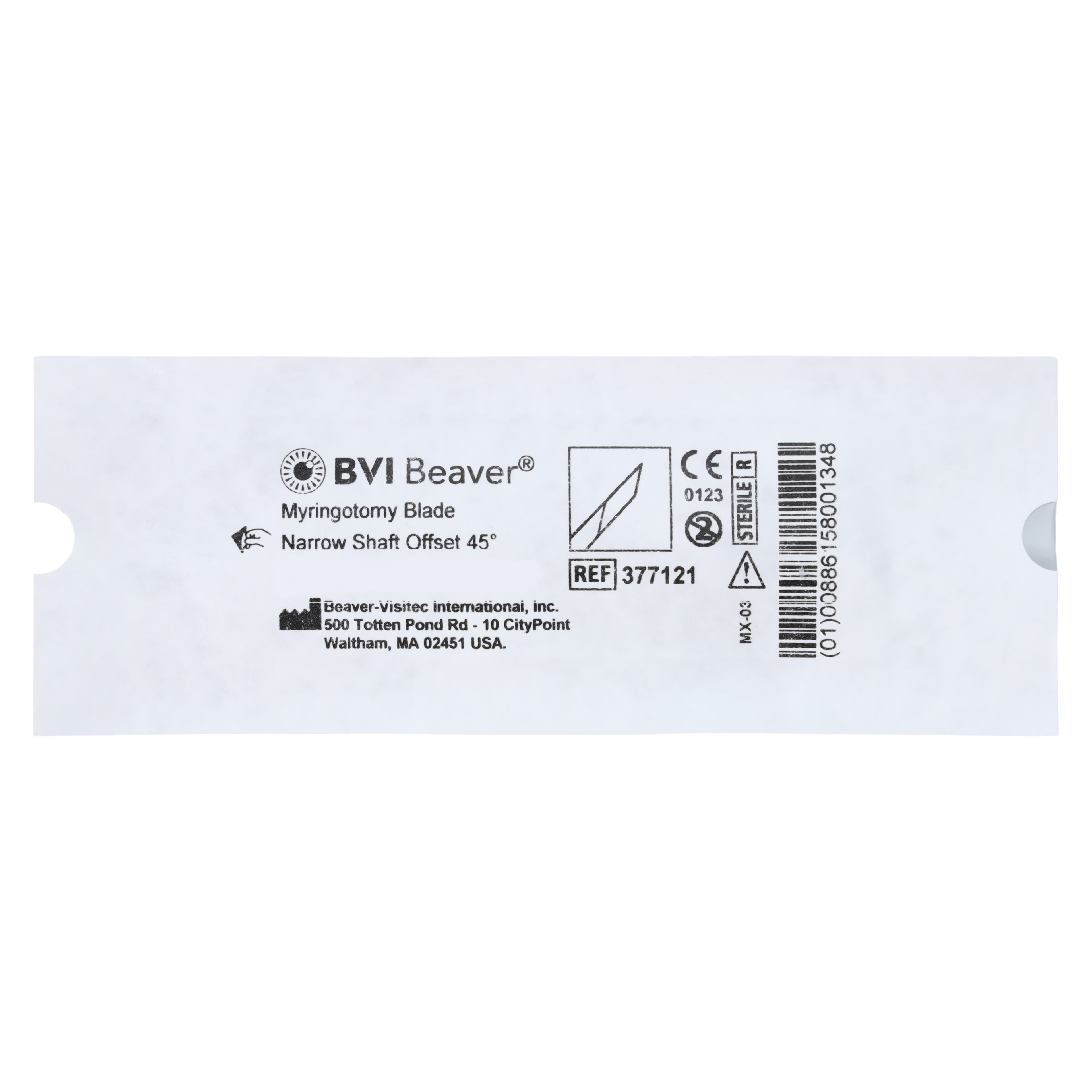 Beaver-Visitec Myringotomy Blade, Lance Tip Narrow, Stainless Steel, Sterile, Disposable, 6/Case thumbnail 3