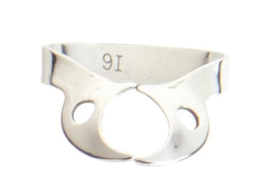 Kulzer Ivory Rubber Dam Clamp, Wingless, #W14, Stainless Steel, 50057554 - Ivory, Rubber Dam Clamp, # W14, 50057554 - Image 1