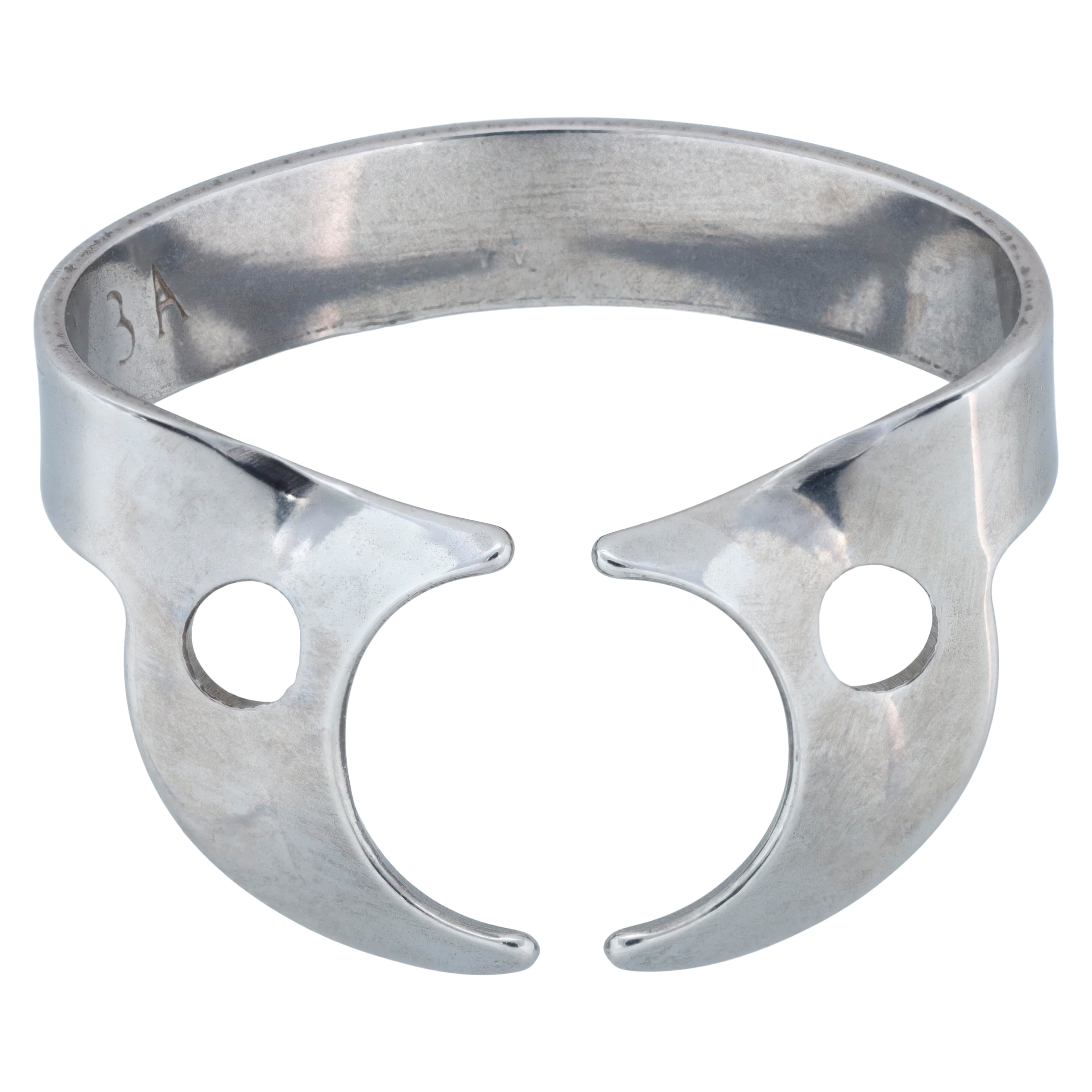 Ivory Rubber Dam Clamp #W14A, Stainless Steel, Wingless, Large Partially Erupted Molar, 1/Pk, 50057556 thumbnail 2