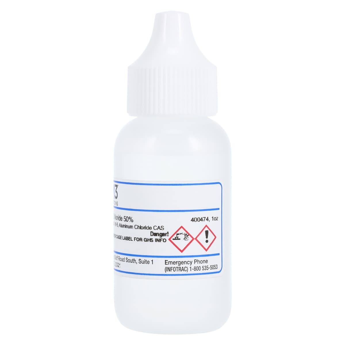 Aluminum Chloride Reagent 50% Solution, 1 oz Bottle thumbnail 2