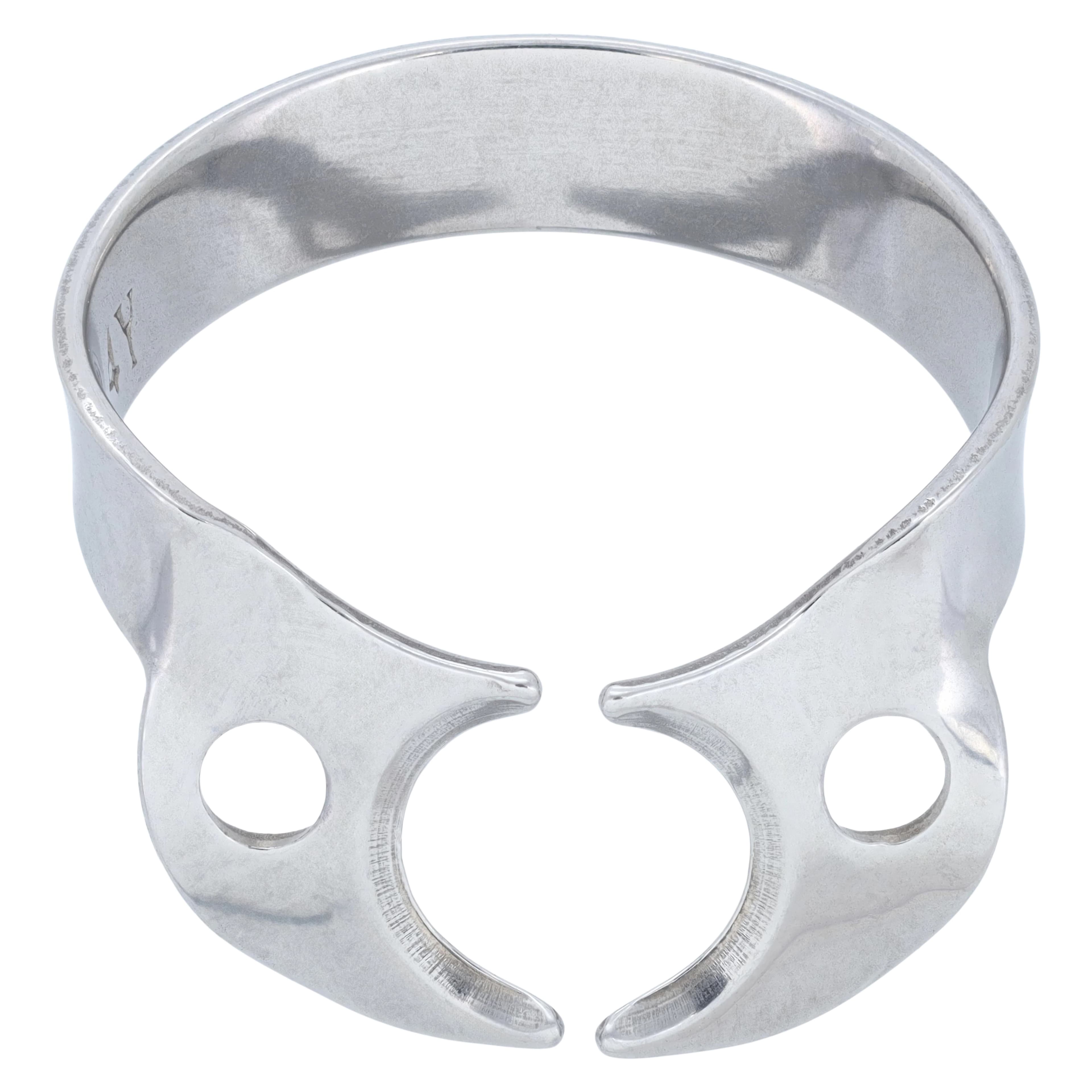 Ivory Rubber Dam Clamp, Wingless, #W8A, Stainless Steel, for Molars, 1 Each, 50057536 - Ivory, Rubber Dam Clamp, # W8A, 50057536 - Image 1