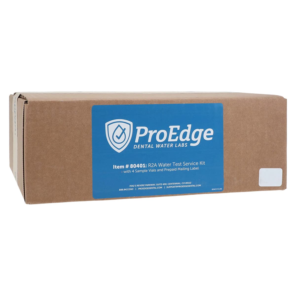 ProEdge R2A Mail-In Waterline Test Kit, 4 Vials with Mailing Label, 80401 thumbnail 2