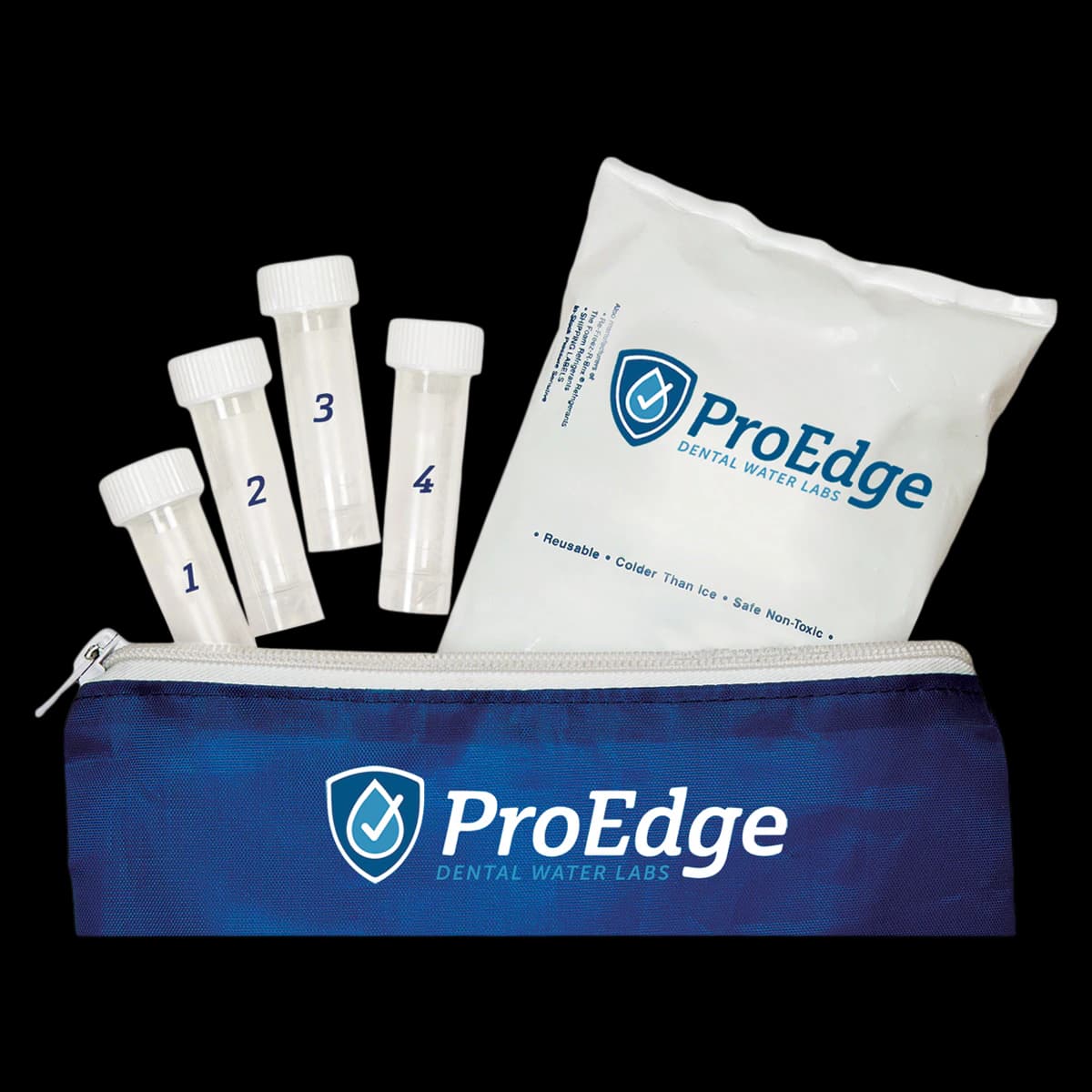 ProEdge R2A Mail-In Waterline Test Kit, 4 Vials with Mailing Label, 80401 - Waterline Testing Service, 4/Pk - Image 1