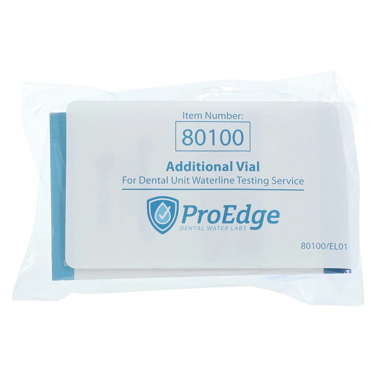 ProEdge Dental Waterline Testing Service Additional Specimen Vial, 1/Pack, 80100 - Waterline Testing Service 1 Specimen Vial - Image 1