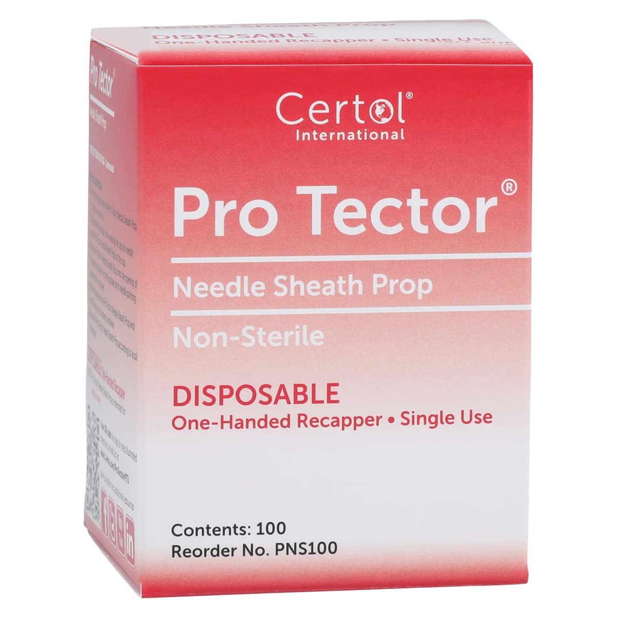 MicroCare ProTector Needle Sheath Prop, Disposable, One-Handed Recapping, 100/Box, PNS100 thumbnail 2