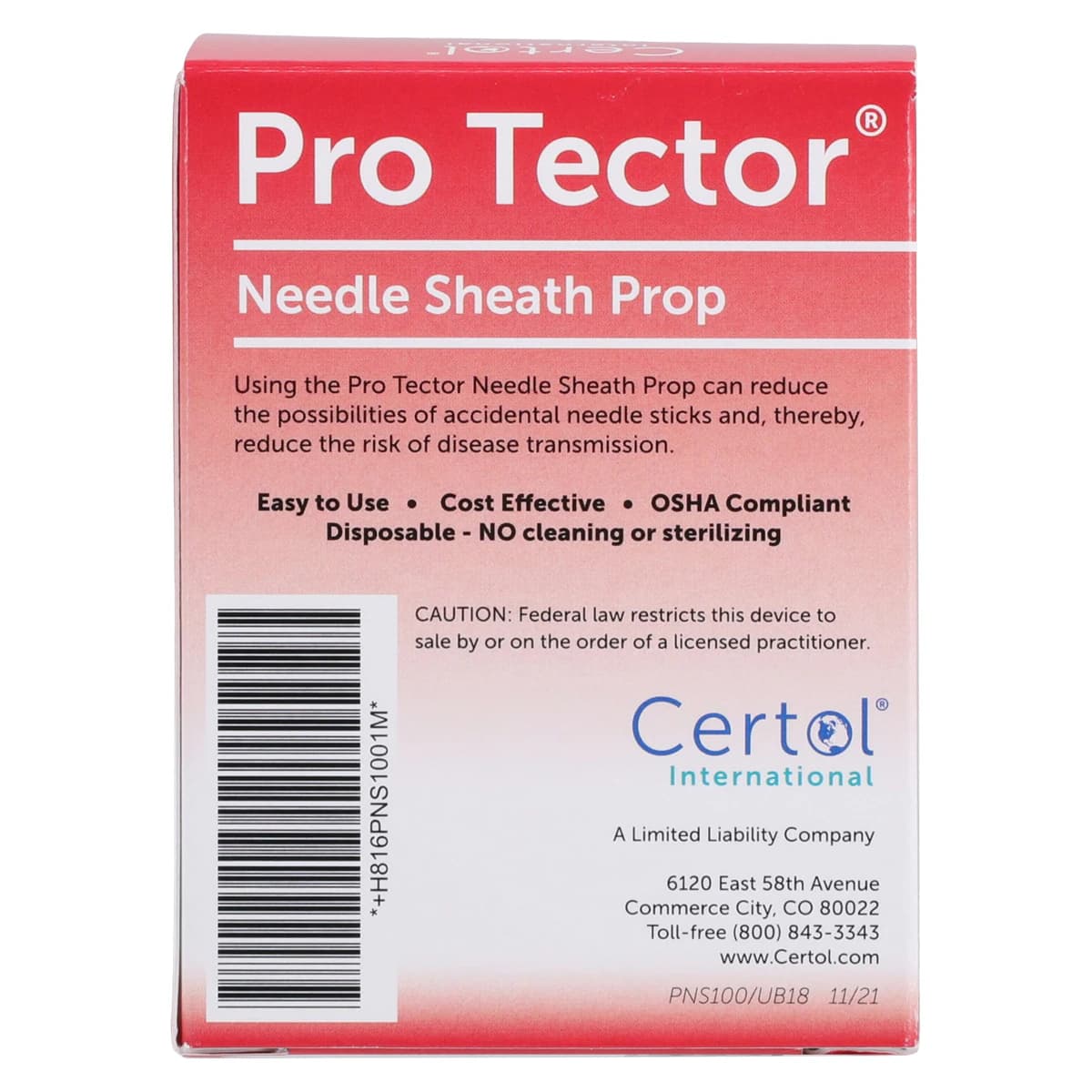 MicroCare ProTector Needle Sheath Prop, Disposable, One-Handed Recapping, 100/Box, PNS100 thumbnail 6