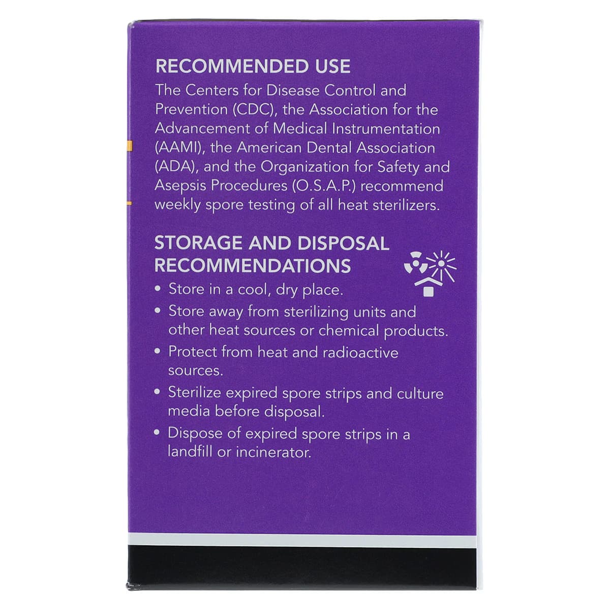 ConFirm Mail-In Sterilizer Monitoring System Value Test, 2-Strip, 52/Bx, CVT520 thumbnail 4