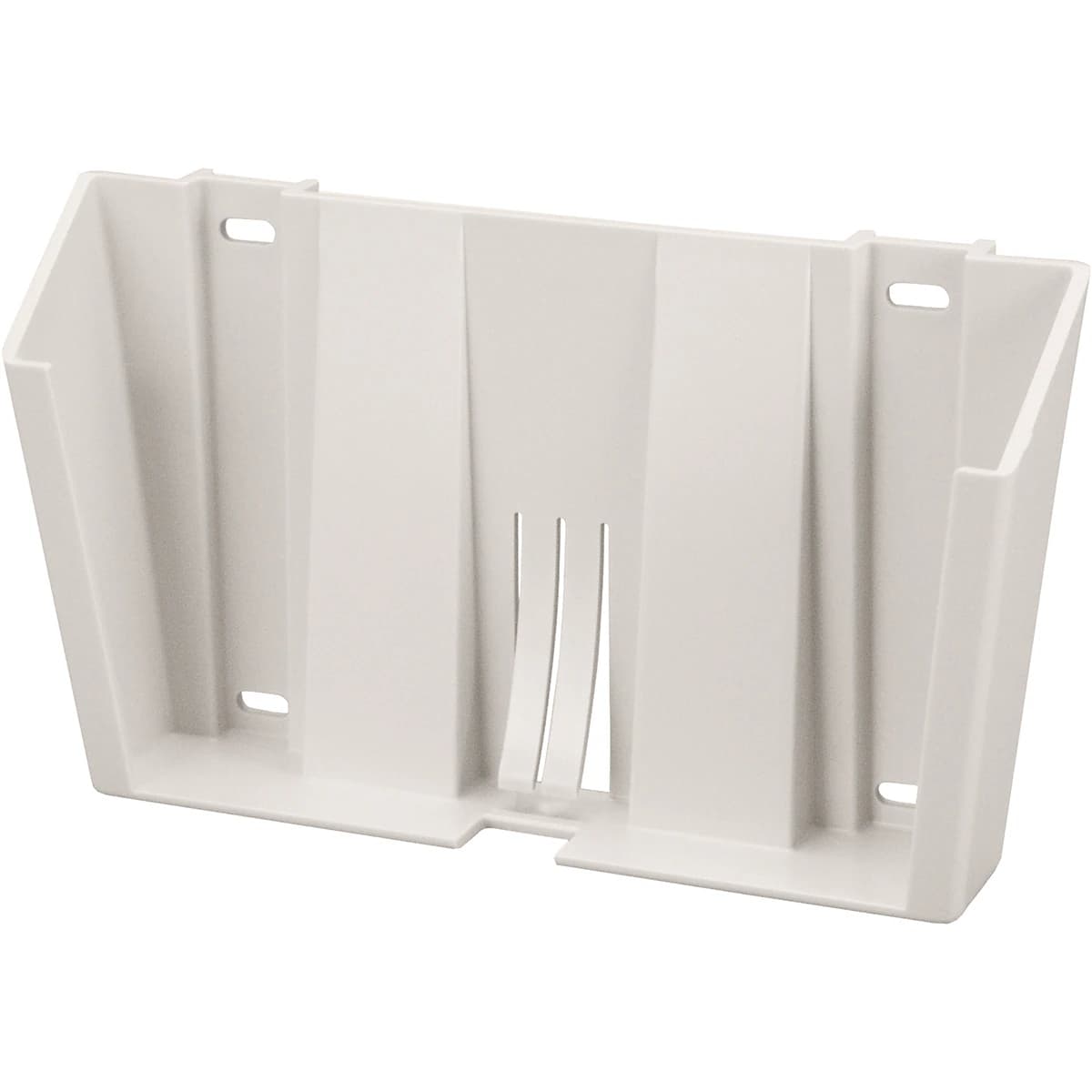 Sentinel Sharps Wall Bracket, Gray, Locking Metal, 10-1/4" x 2-1/4" x 6", For 175/2gal Containers, Each - Wall Bracket - Image 1