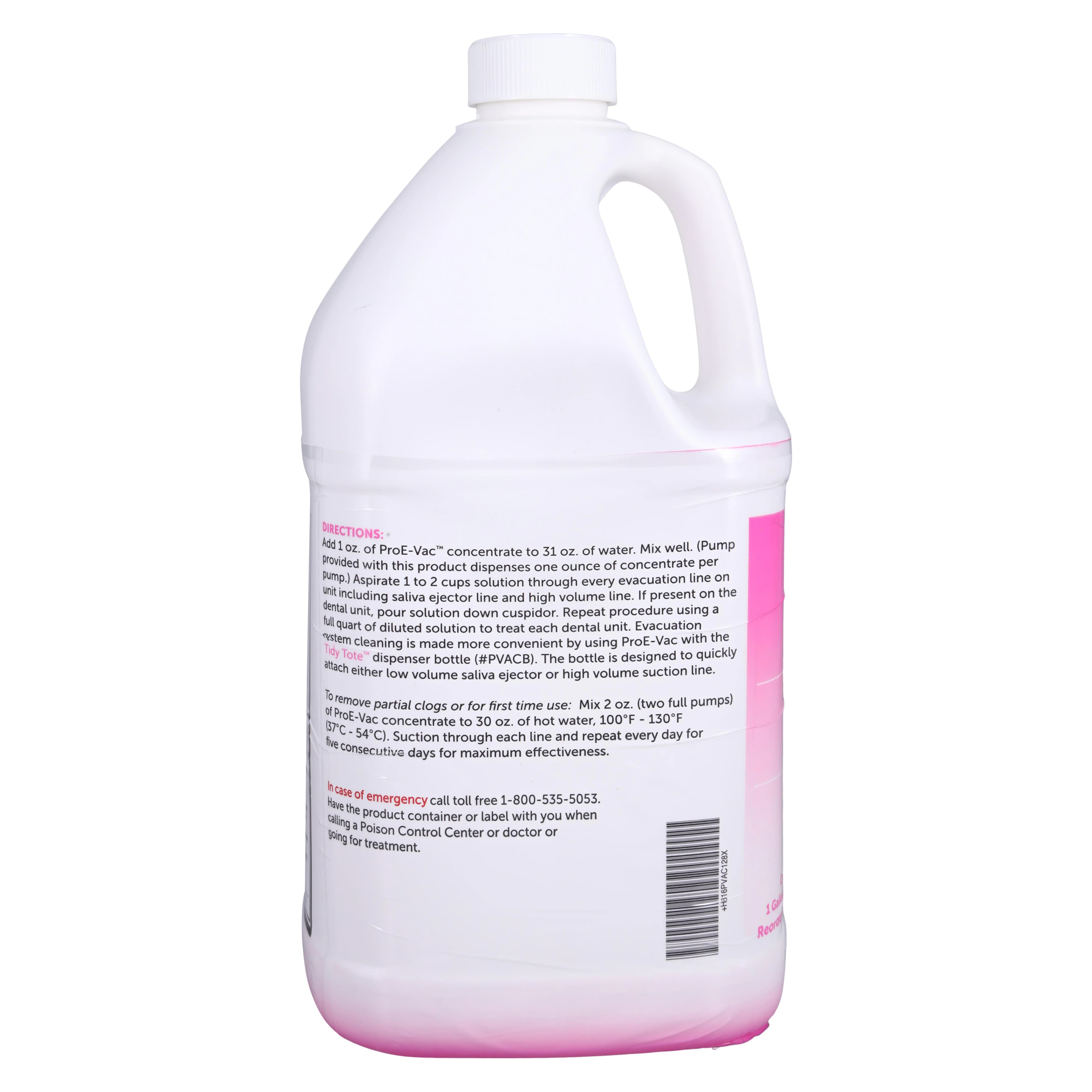 ProE-Vac Evacuation System Cleaner, Fresh Mint, 1 Gallon with 1 oz Pump, PVAC128-1 thumbnail 2