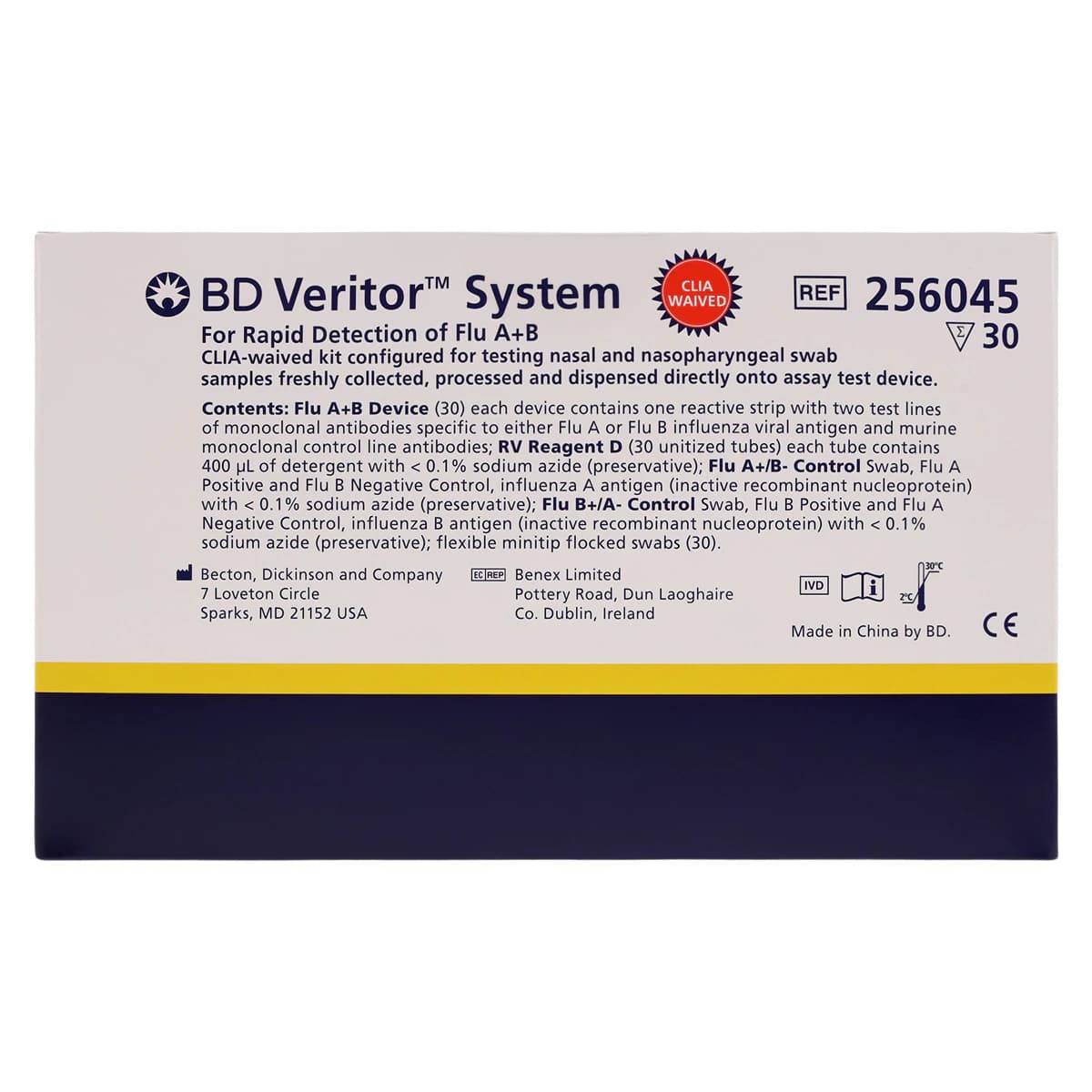 BD Veritor System Flu A+B Test Kit, CLIA Waived, 30 Tests/Box thumbnail 5