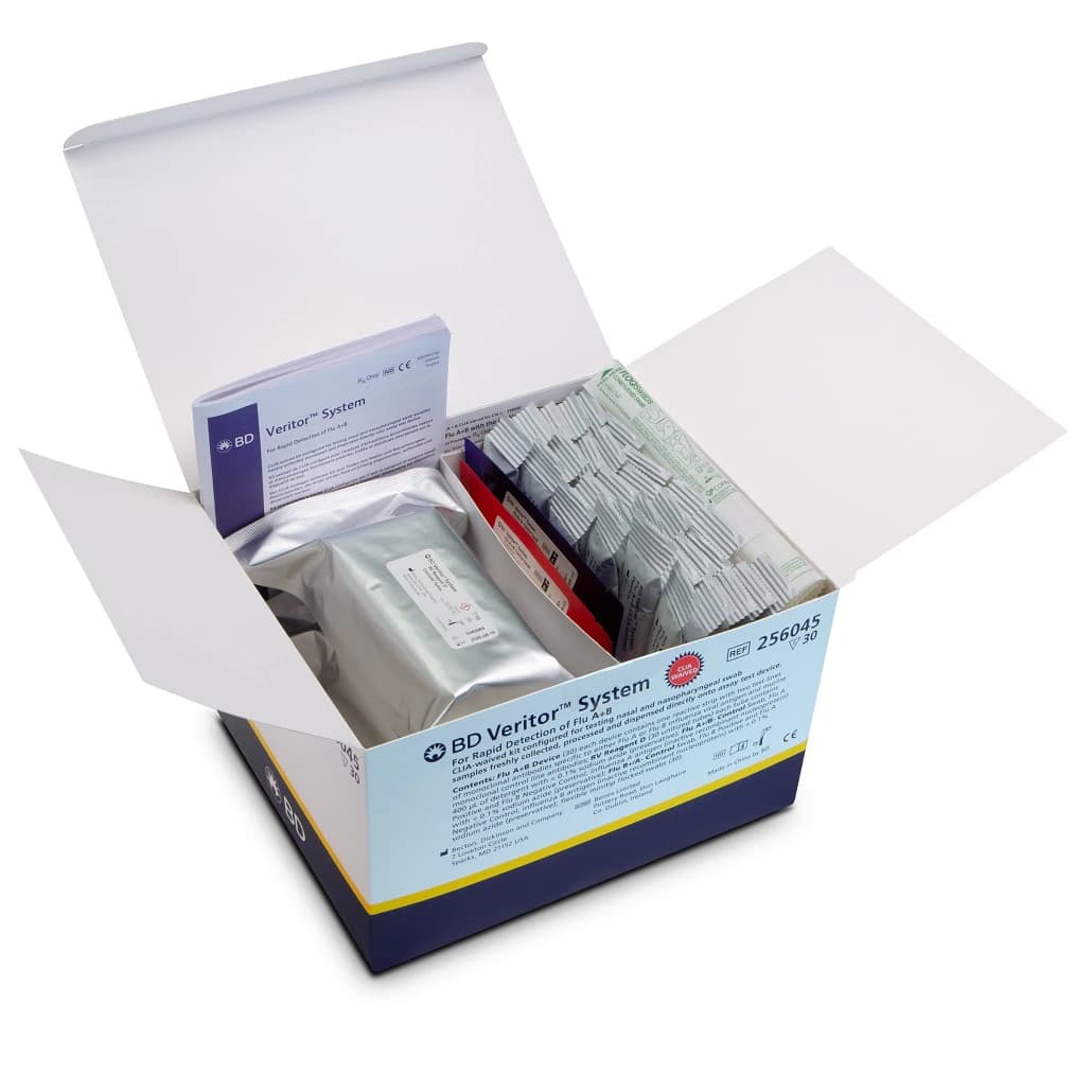 BD Veritor System Flu A+B Test Kit, CLIA Waived, 30 Tests/Box thumbnail 4