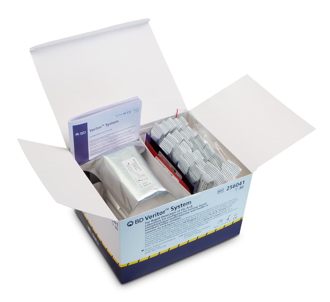 BD Veritor Clinical Flu A&B Test Kit, Moderately Complex, 30 Tests/Box thumbnail 5
