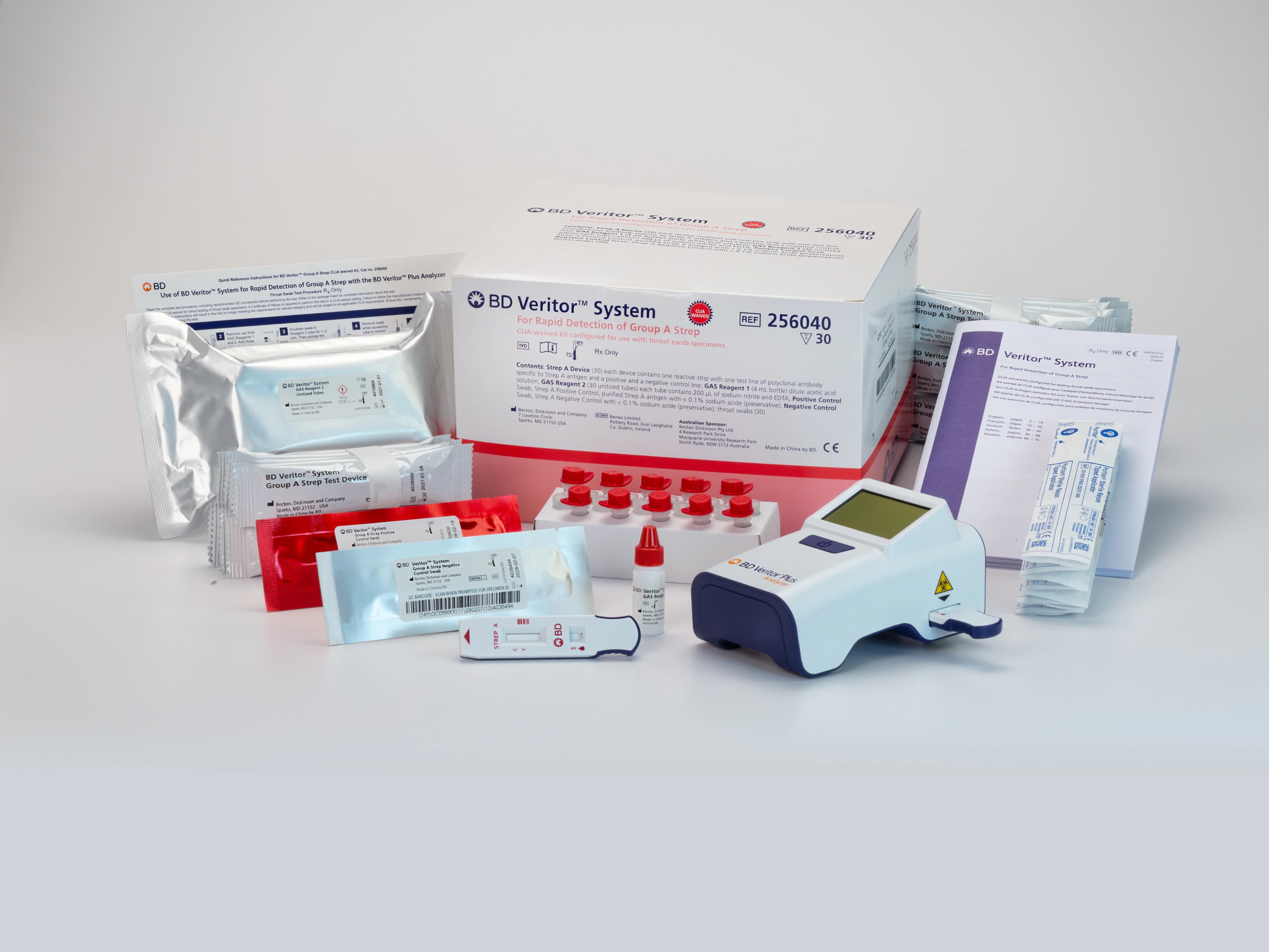 BD Veritor System Group A Strep Test Kit, CLIA Waived, 30 Tests/Box thumbnail 3