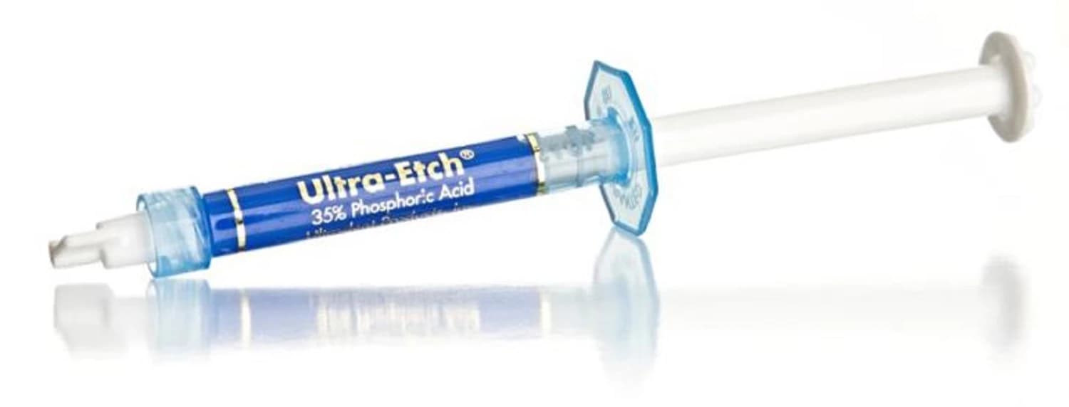 Ultra-Etch Etching Gel, 35% Phosphoric Acid, Syringe Econo Kit, 1.2 ml, Blue, 20/Pk, 167 - Ultra-Etch Etching Gel, 35% Phosphoric Acid, Syringe Econo Kit, 1.2 ml, Blue, 20/Pk, 167 - Image 1