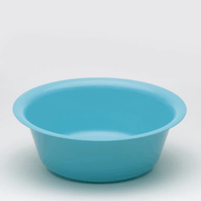 Medegen Solution Basin, Round Plastic, Blue, 7 Quart - Basin Solution 7qt. - Image 1
