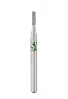 Piranha® Single Patient Use Diamond Bur, Flat End Cylinder, FG, Coarse, 0.9 mm Diameter, 25/Pkg, #835-009C - Piranha® Single Patient Use Diamonds – Flat End Cylinder FG, 25/Pkg - Coarse, Size #835-009C, 0.9 mm Diameter - Image 1