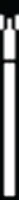 Piranha® Single Patient Use Diamond Bur, Inverted Cone, FG, Coarse, Size #805-014C, 1.4 mm Diameter, 25/Pkg - Piranha® Single Patient Use Diamonds – Inverted Cone FG, 25/Pkg - Coarse, Size #805-014C, 1.4 mm Diameter - Image 1
